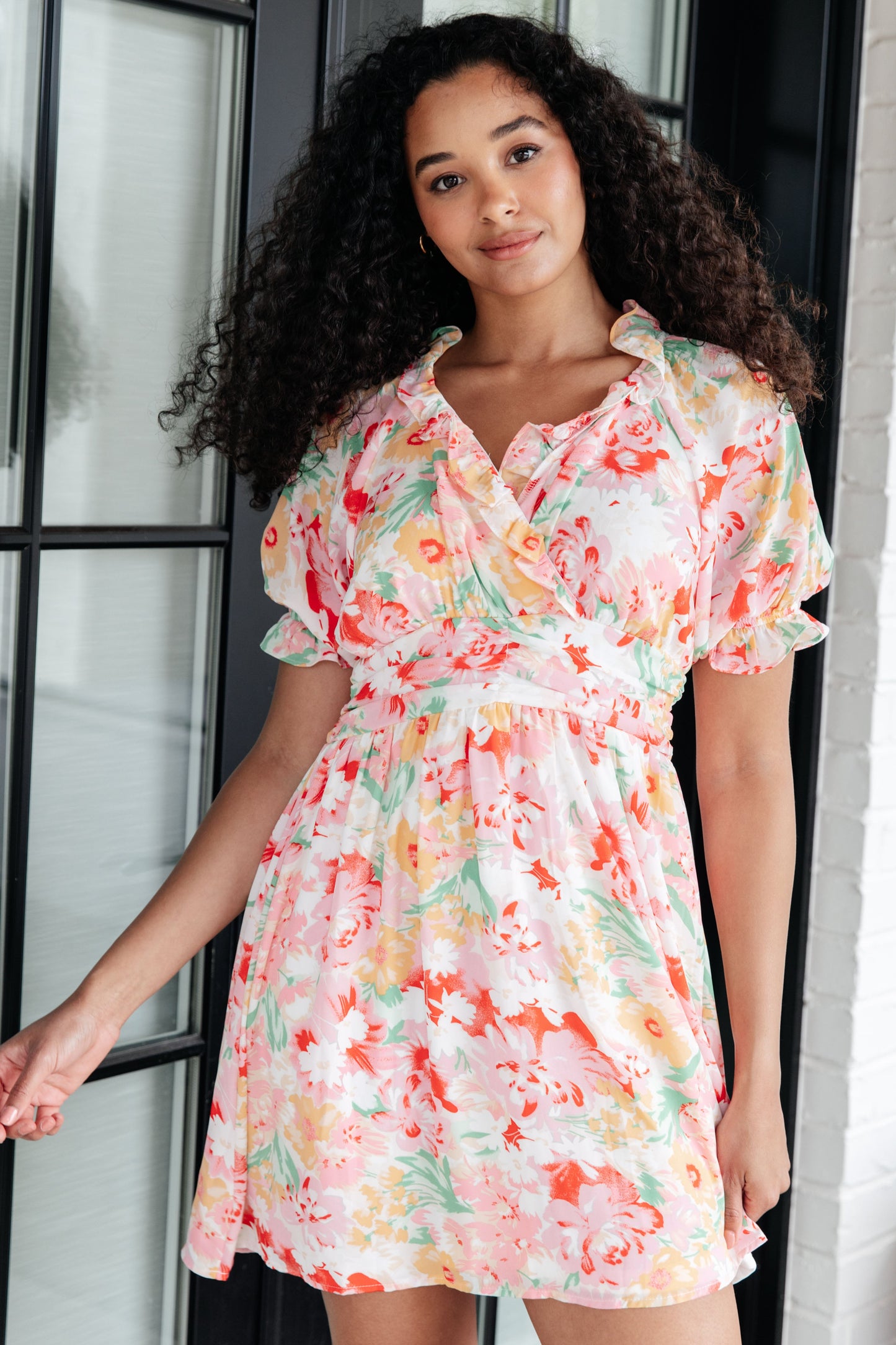 Fancy Free Floral Dress - Shop All Around Divas