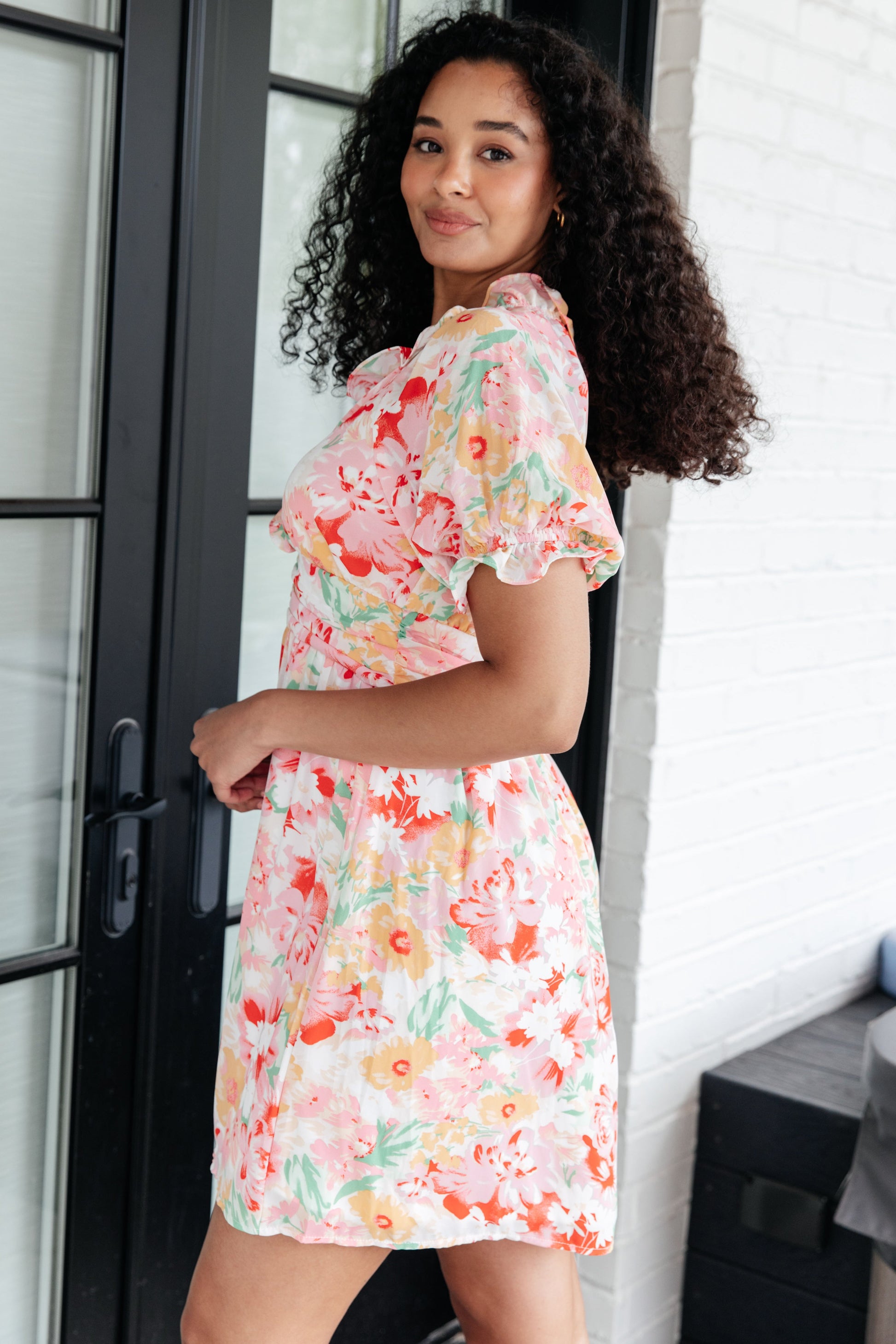 Fancy Free Floral Dress - Shop All Around Divas