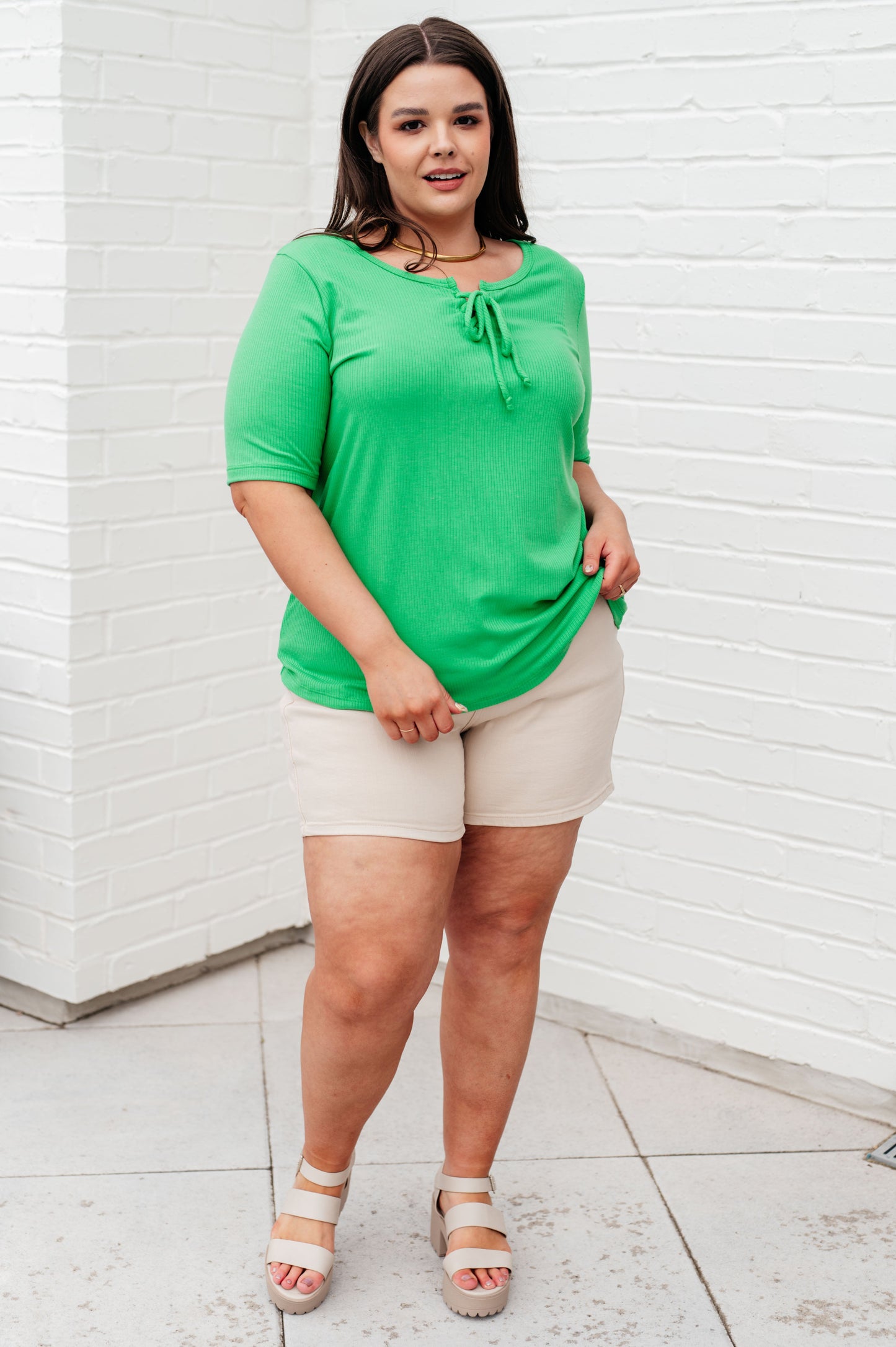 Fill Your Heart Scoop Neck Top - Shop All Around Divas