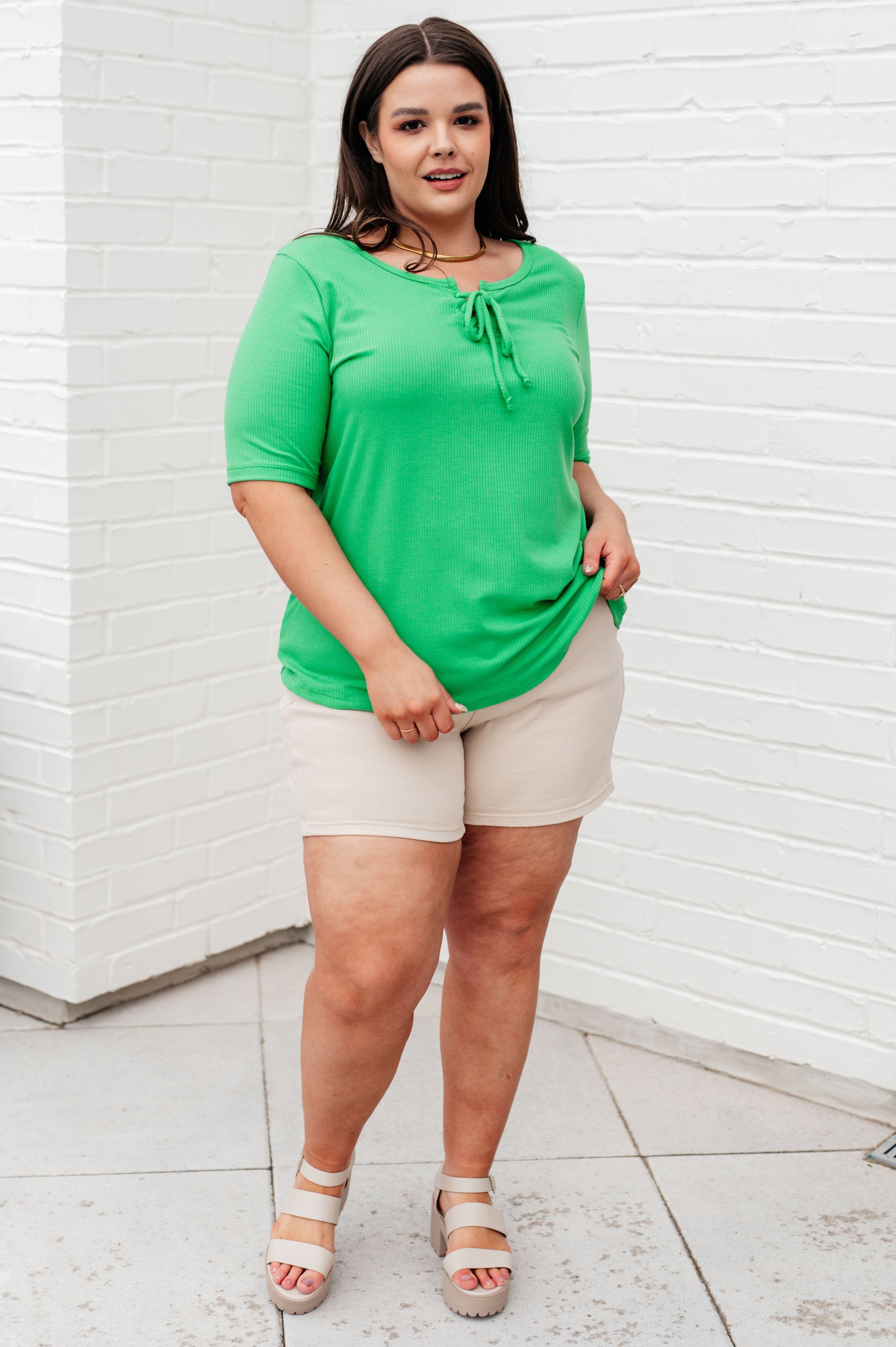 Fill Your Heart Scoop Neck Top - Shop All Around Divas