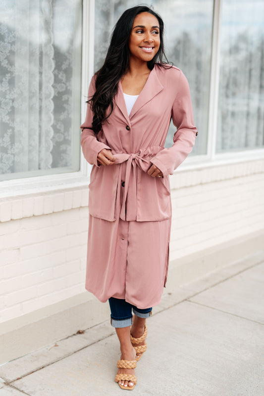 First Day Of Spring Jacket in Dusty Mauve - Shop All Around Divas