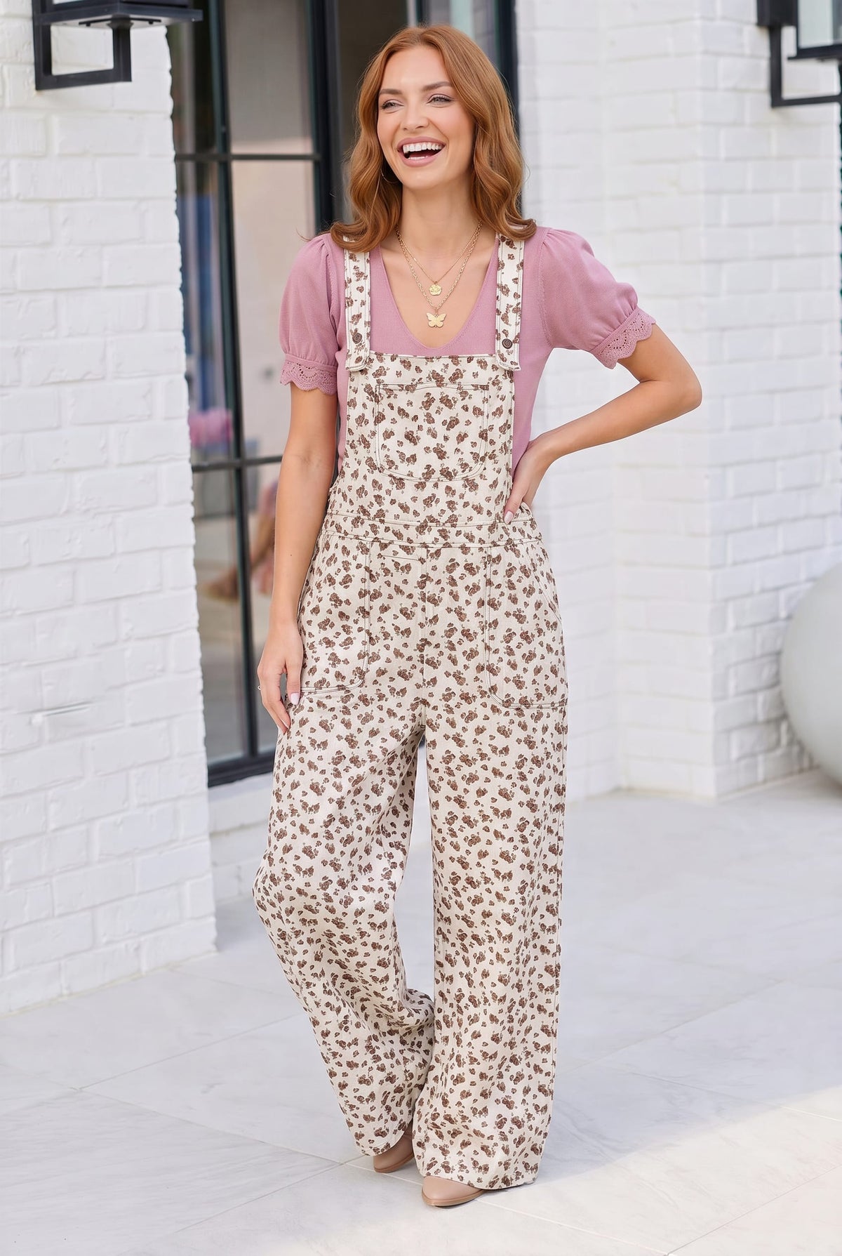 Wildflower Fields Floral Overalls