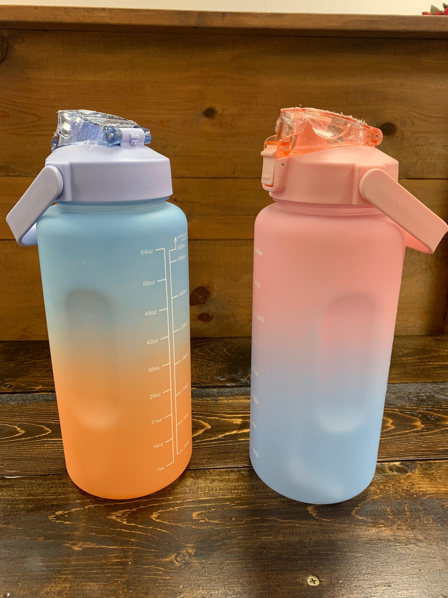 Rise & Shine Water Bottle 64 oz