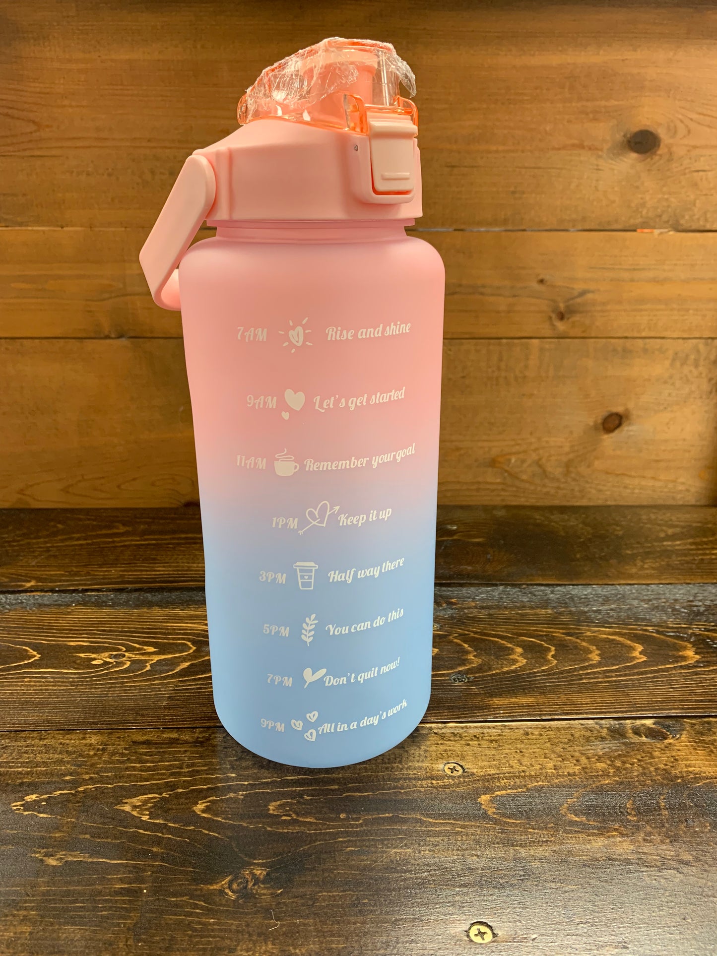 Rise & Shine Water Bottle 64 oz