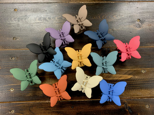 Matte Butterfly Clip - Shop All Around Divas