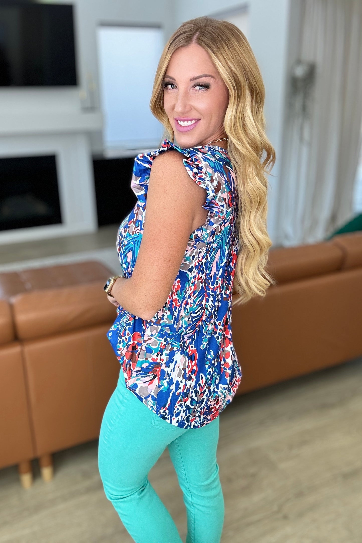 Do More Flutter Sleeve Top - Shop All Around Divas