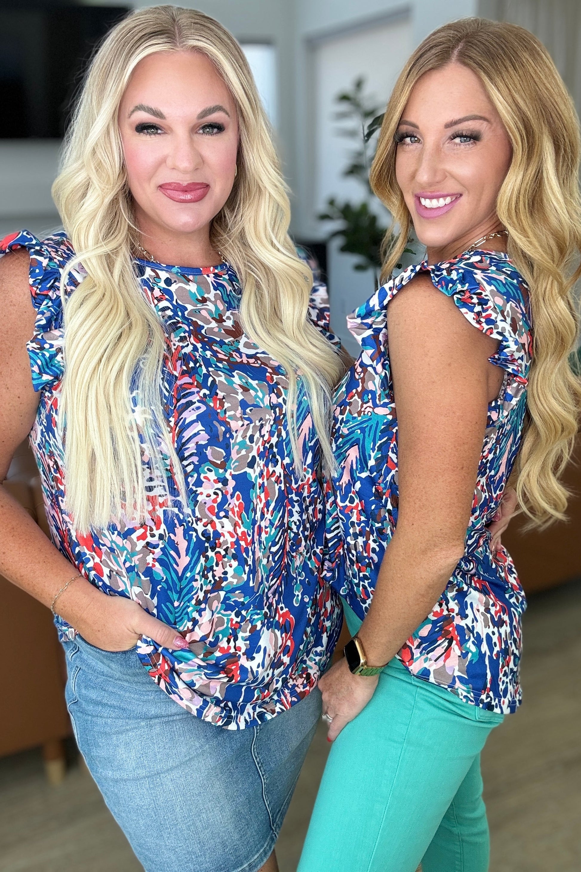 Do More Flutter Sleeve Top - Shop All Around Divas