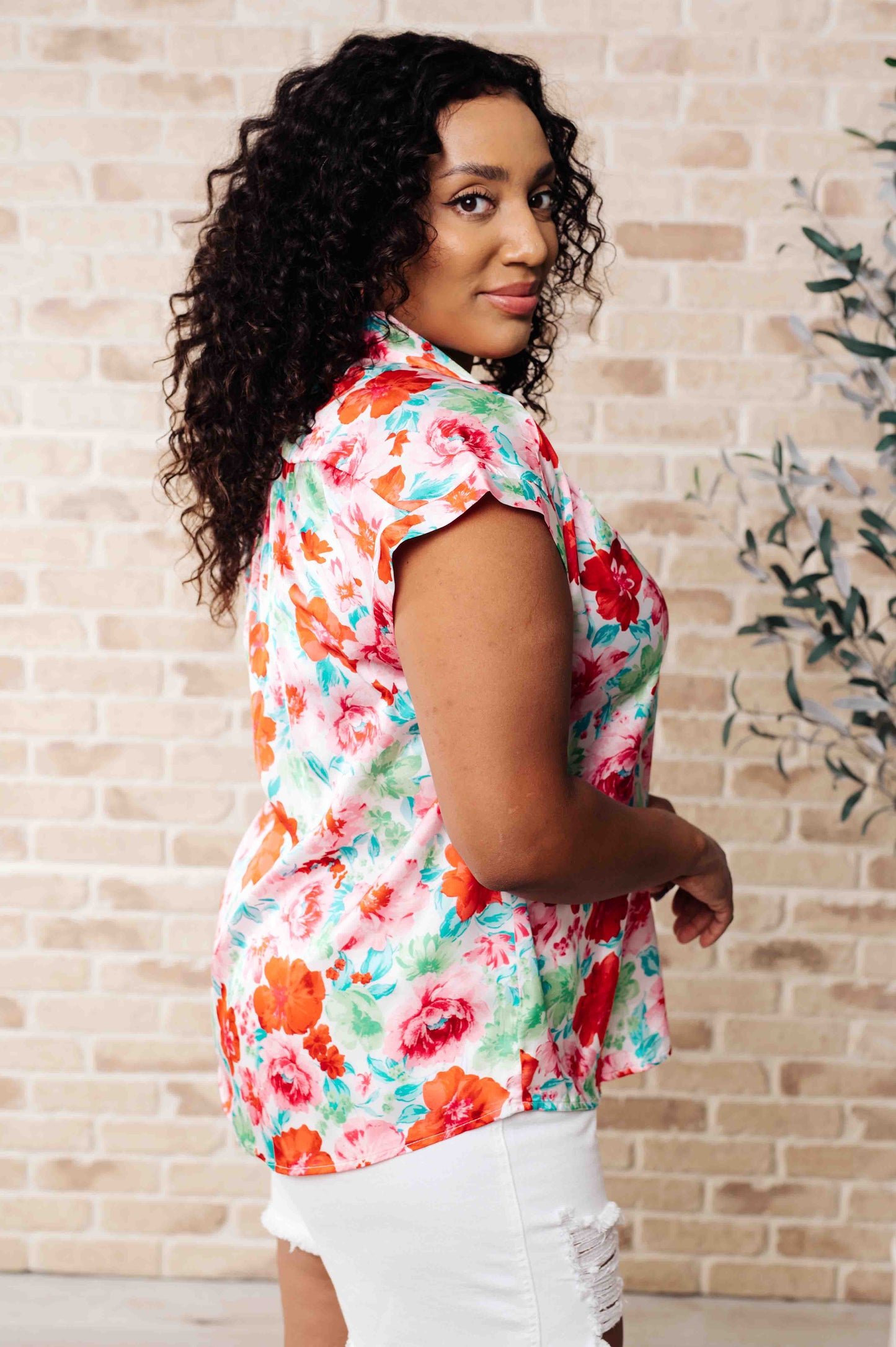 I Melt With You Collared Blouse - Shop All Around Divas