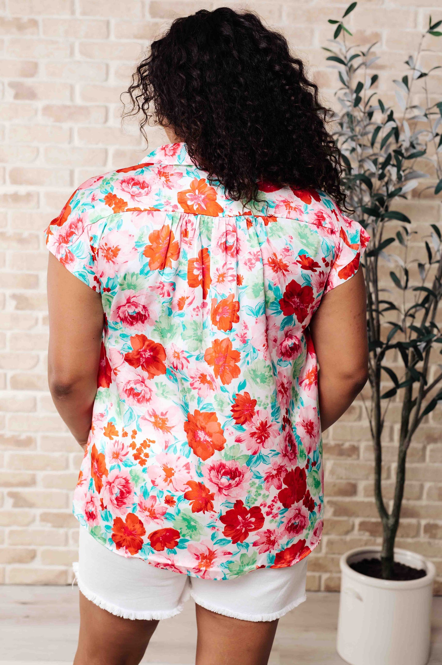 I Melt With You Collared Blouse - Shop All Around Divas