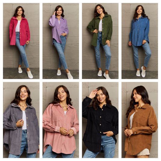 Zara Button-Down Jacket Shacket - 9 Colors!
