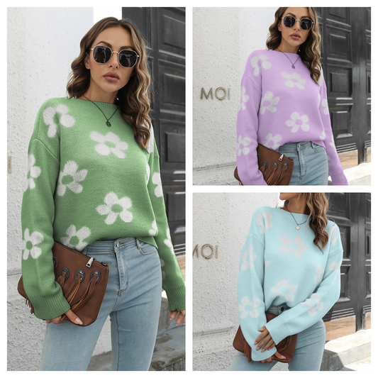 Randi Floral Sweater - 3 Colors