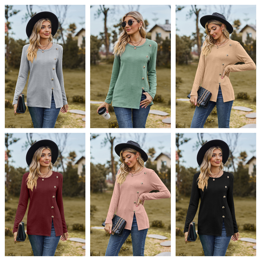 Days Of Fall Long Sleeve T-Shirt - 6 Colors - Shop All Around Divas