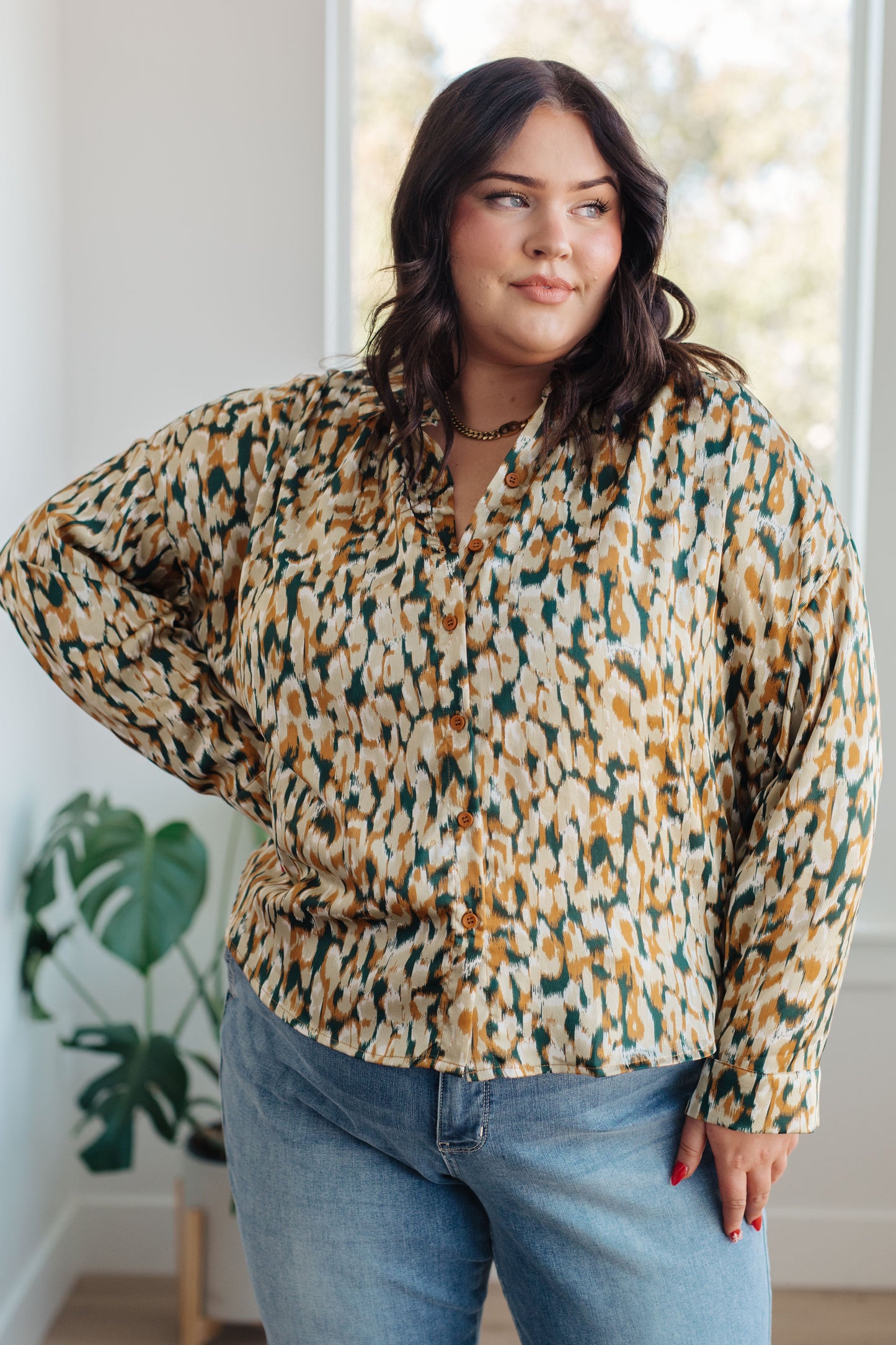 In the Willows Button Up Blouse