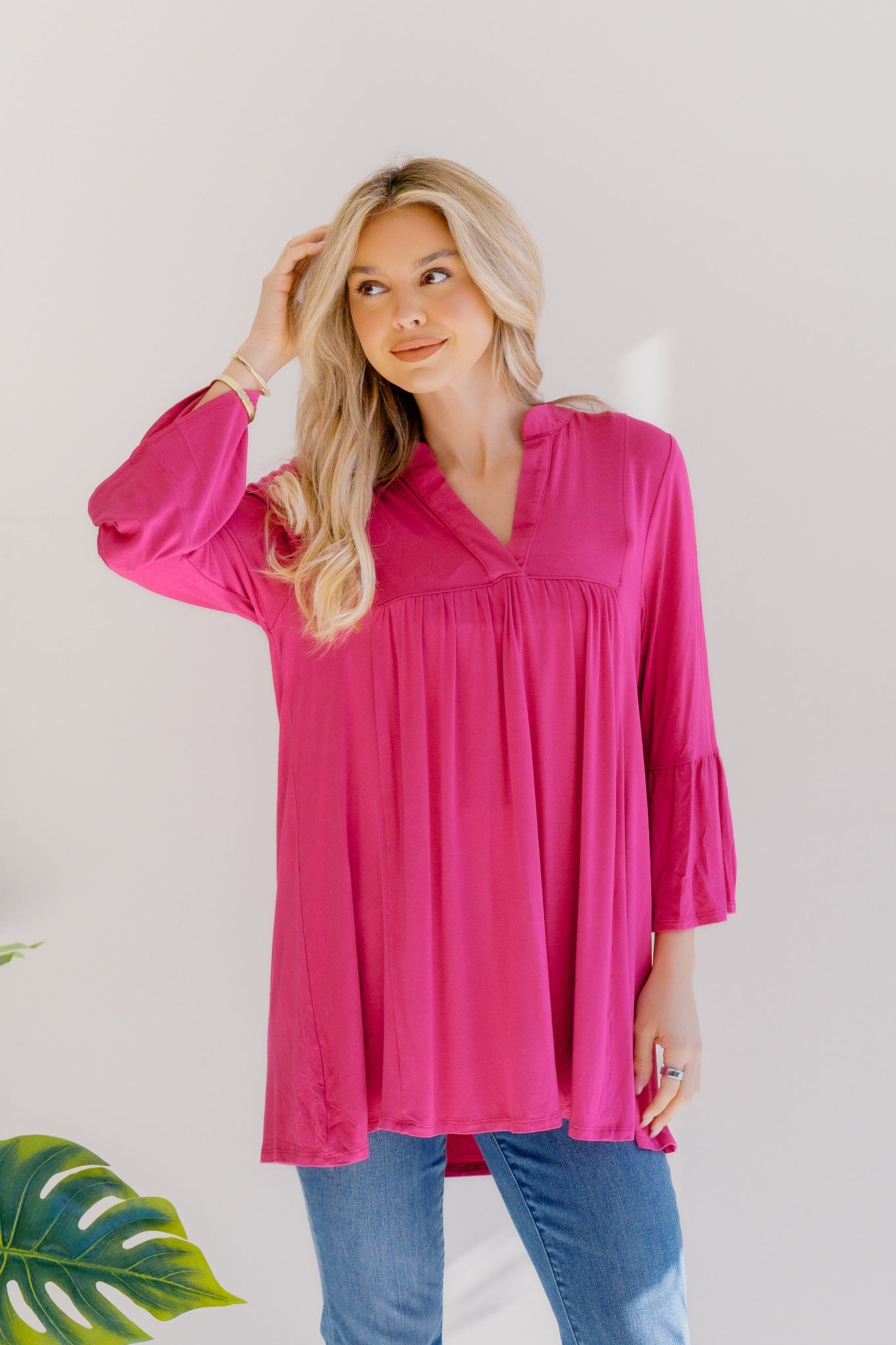 Vivid Petal Swing Top