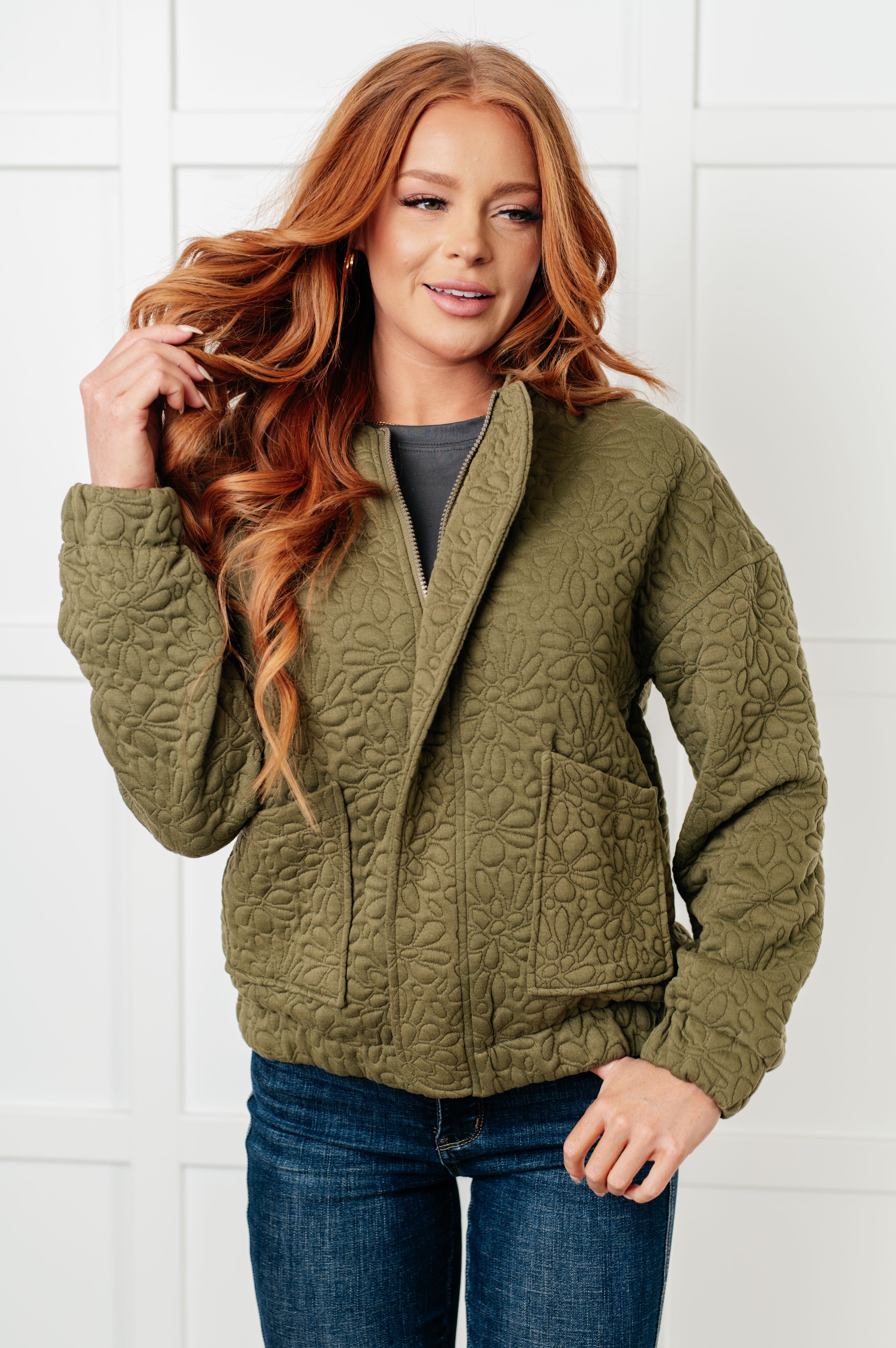 Jungle Explorer Quilted Zip Up Jacket – Shop All Around Divas