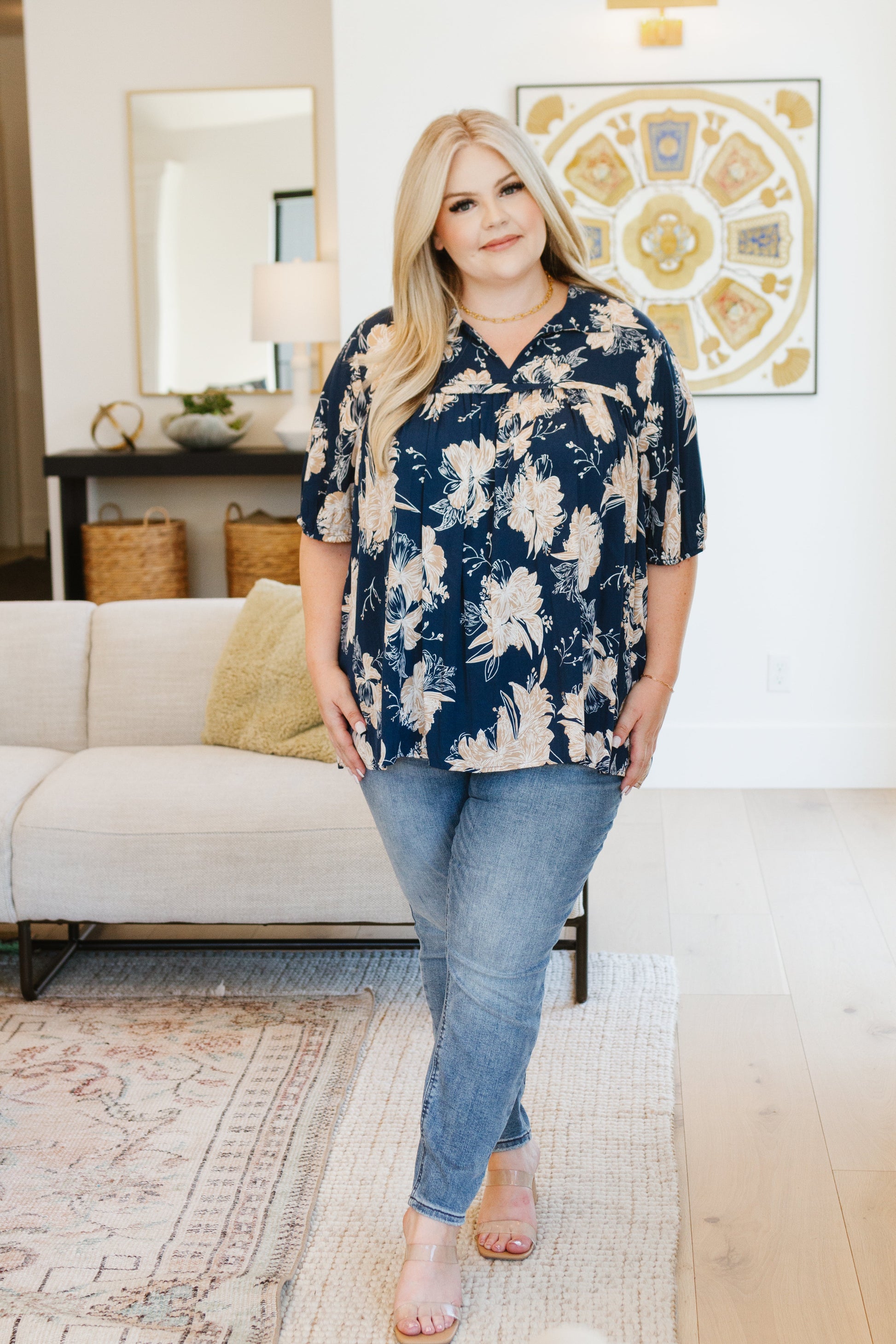 Just Coasting Floral Blouse - Shop All Around Divas