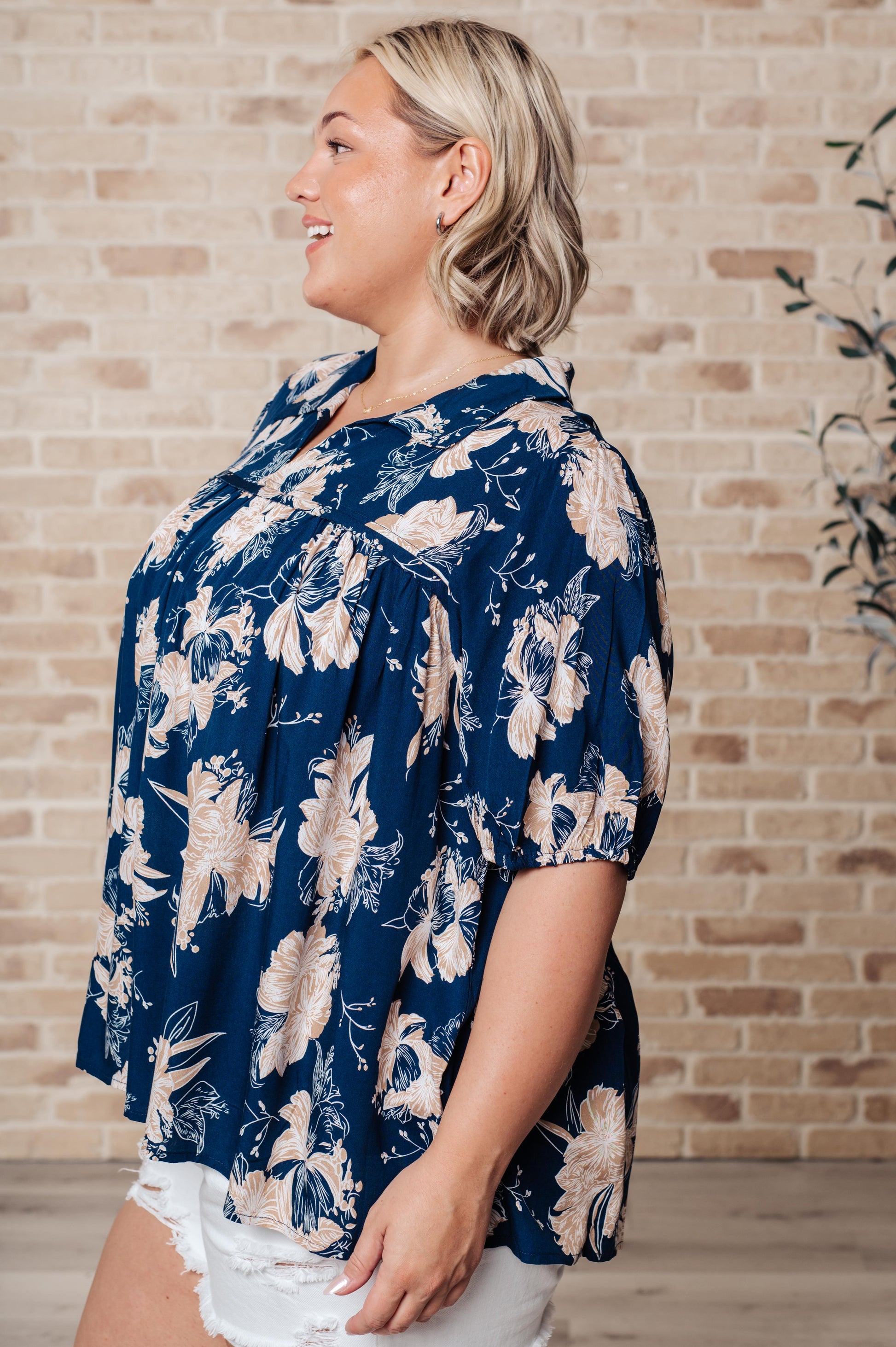 Just Coasting Floral Blouse - Shop All Around Divas
