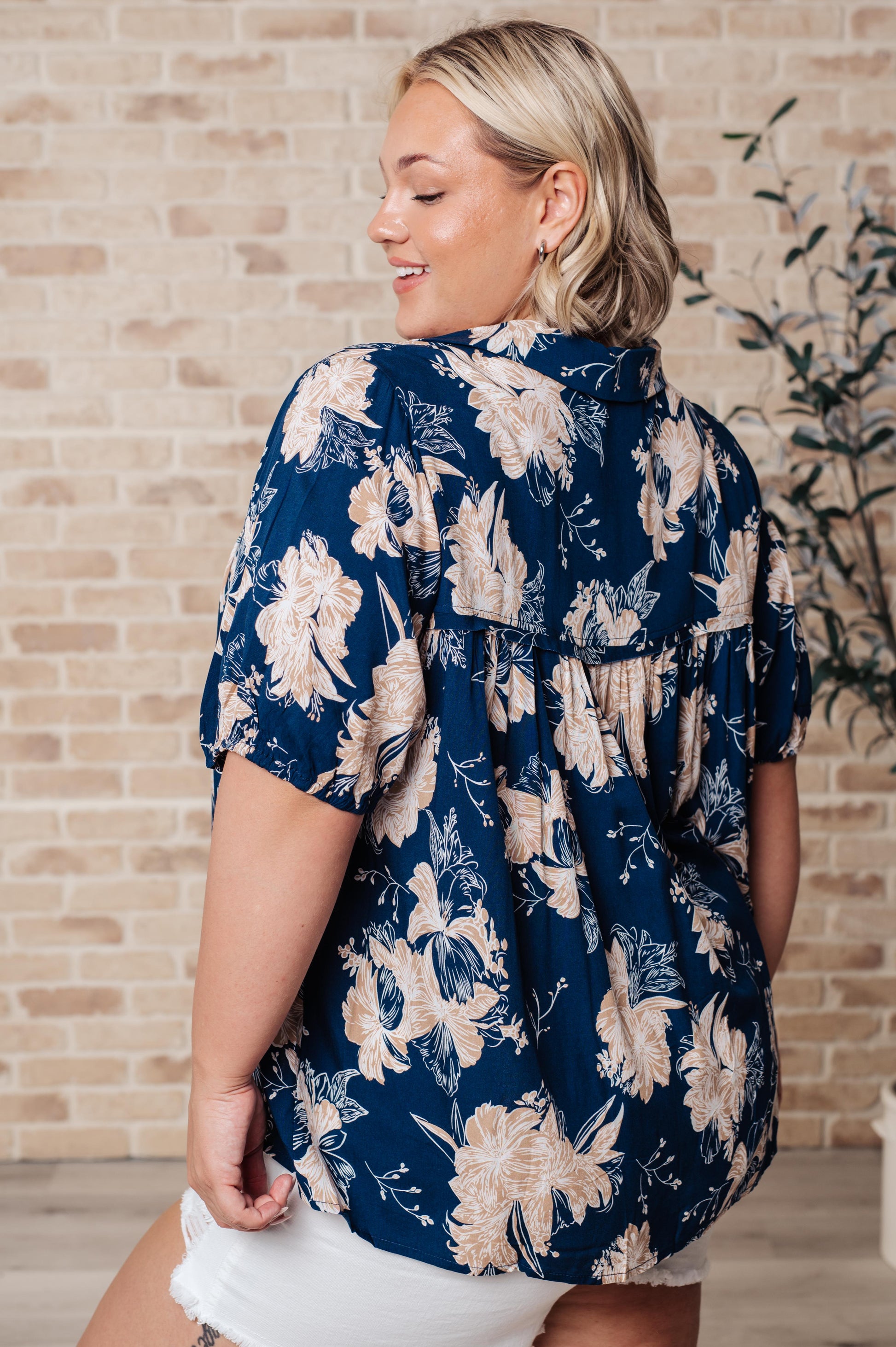 Just Coasting Floral Blouse - Shop All Around Divas