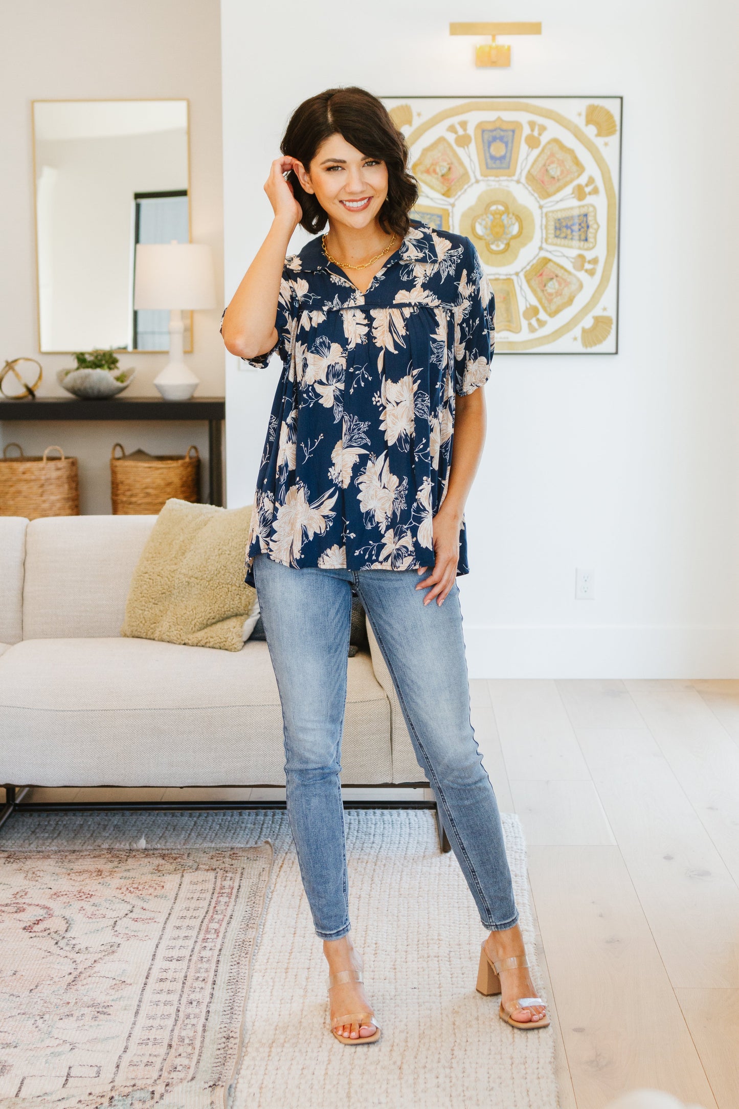 Just Coasting Floral Blouse - Shop All Around Divas