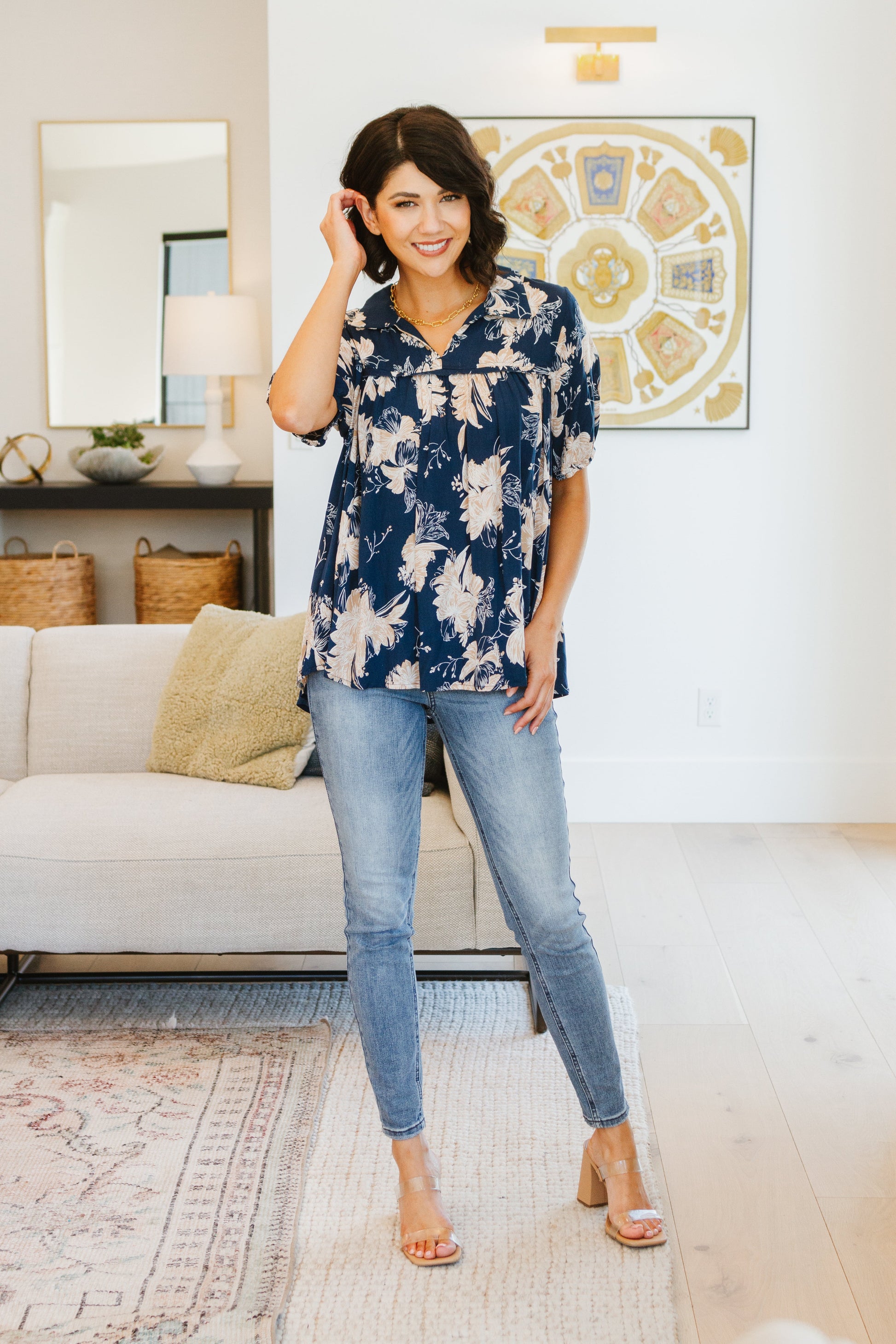 Just Coasting Floral Blouse - Shop All Around Divas