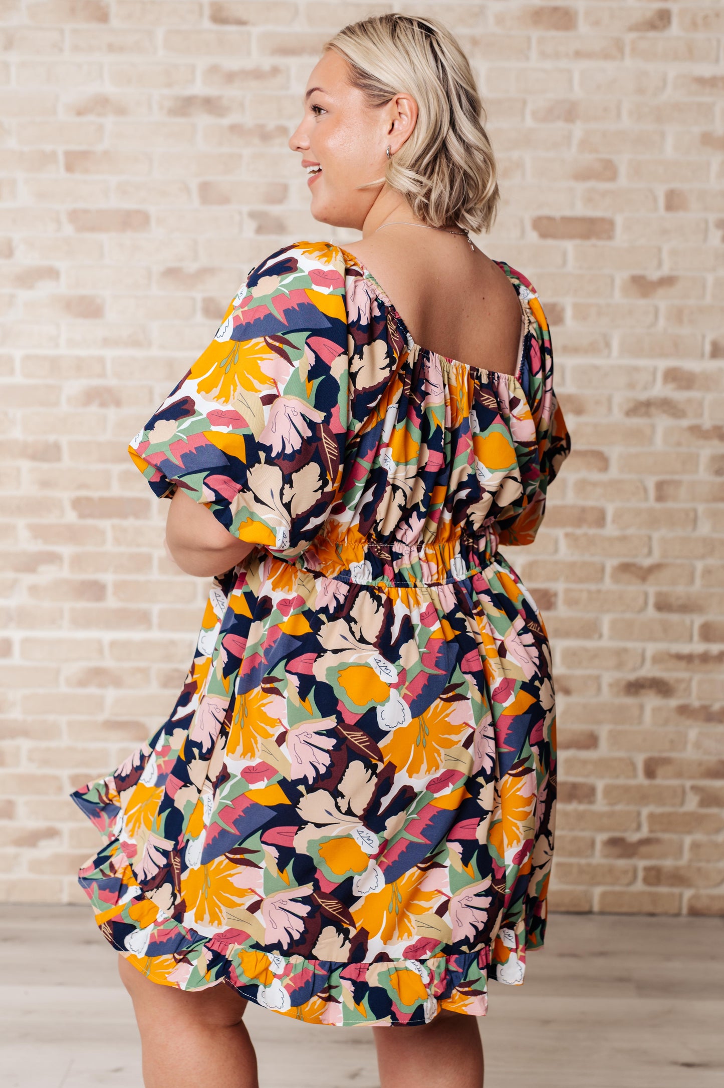 Just Hold On Floral Dress - Shop All Around Divas