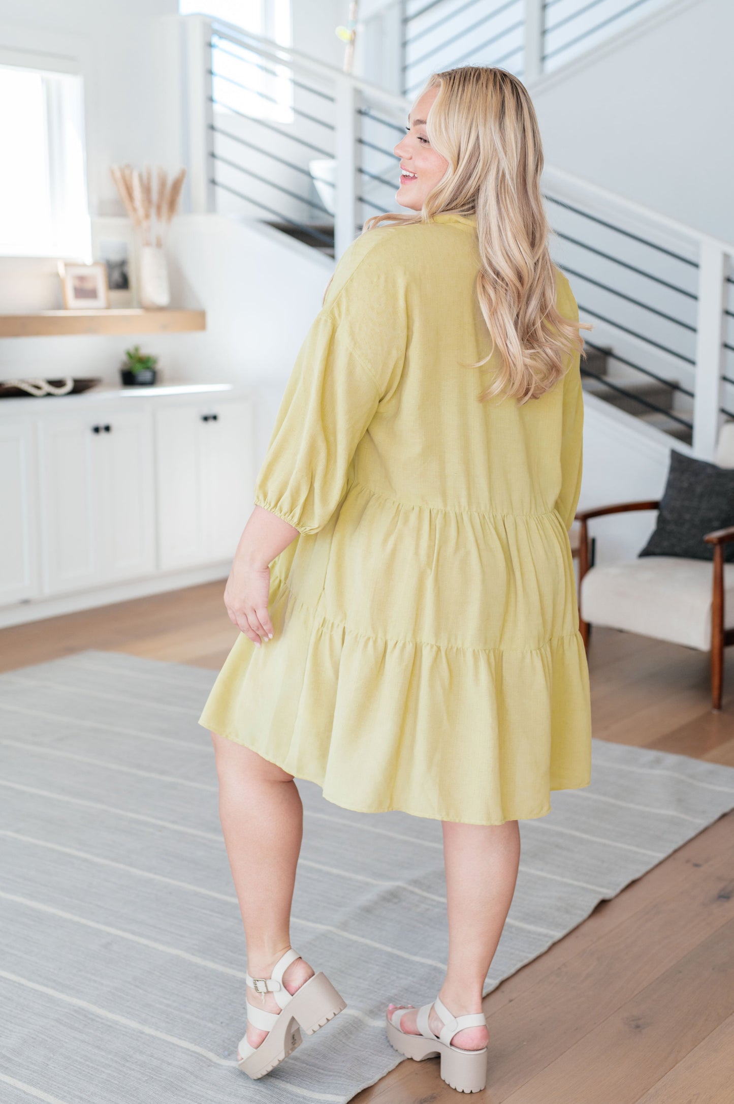 Just Like Honey Tiered Dress - Shop All Around Divas