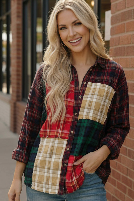 All the Plaids Button Up