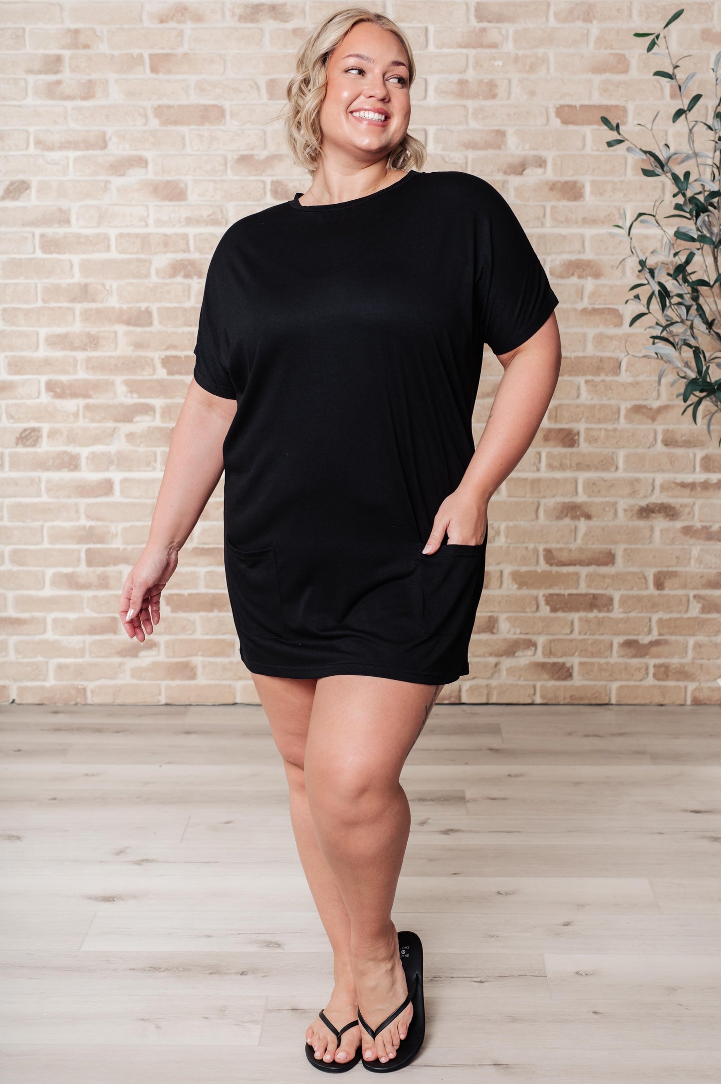 Kind Of Casual Pocket Tunic Dress - Shop All Around Divas