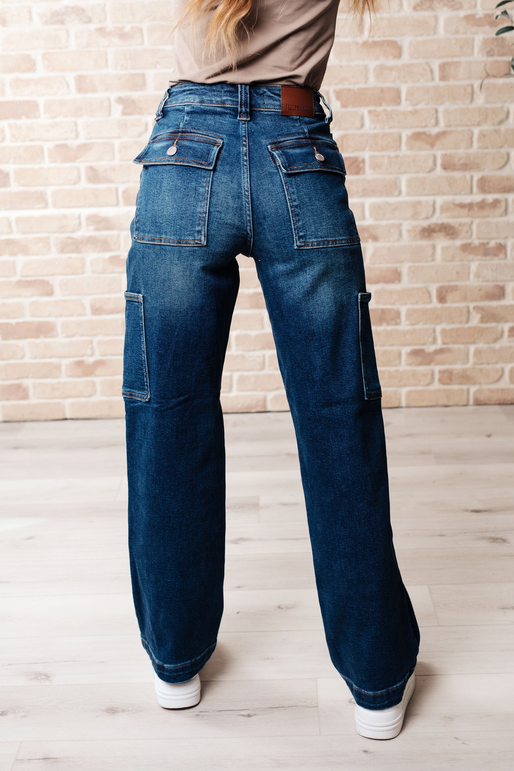 Leila High Rise Cargo Straight Jeans - Shop All Around Divas