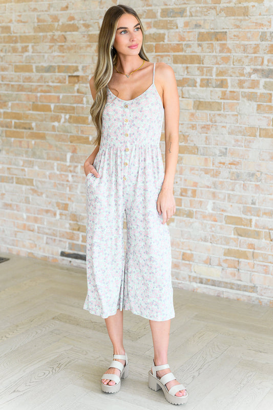 Lucky In Love Floral Jumpsuit - Shop All Around Divas