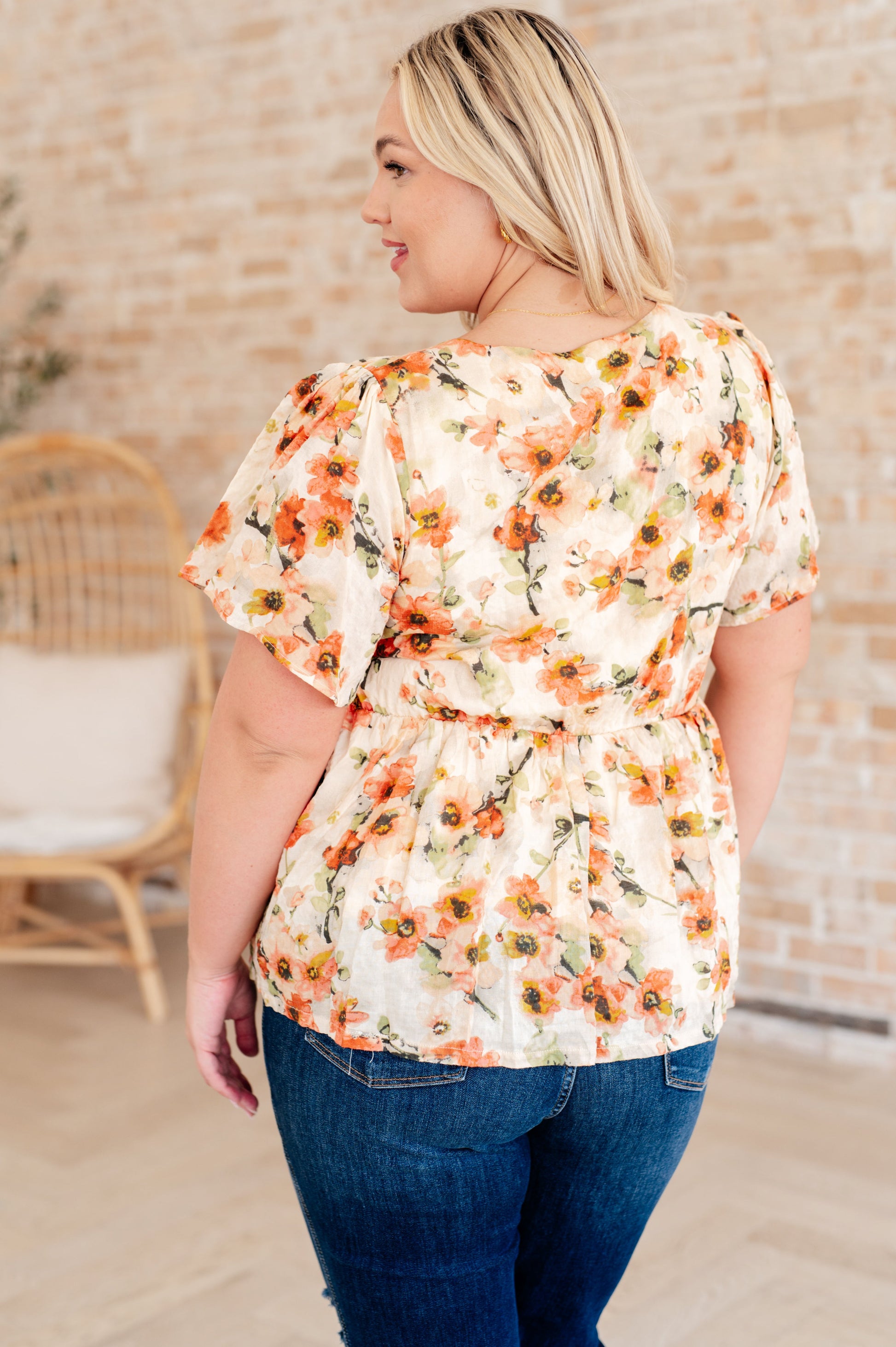 Magic Dance Square Neck Floral Blouse - Shop All Around Divas