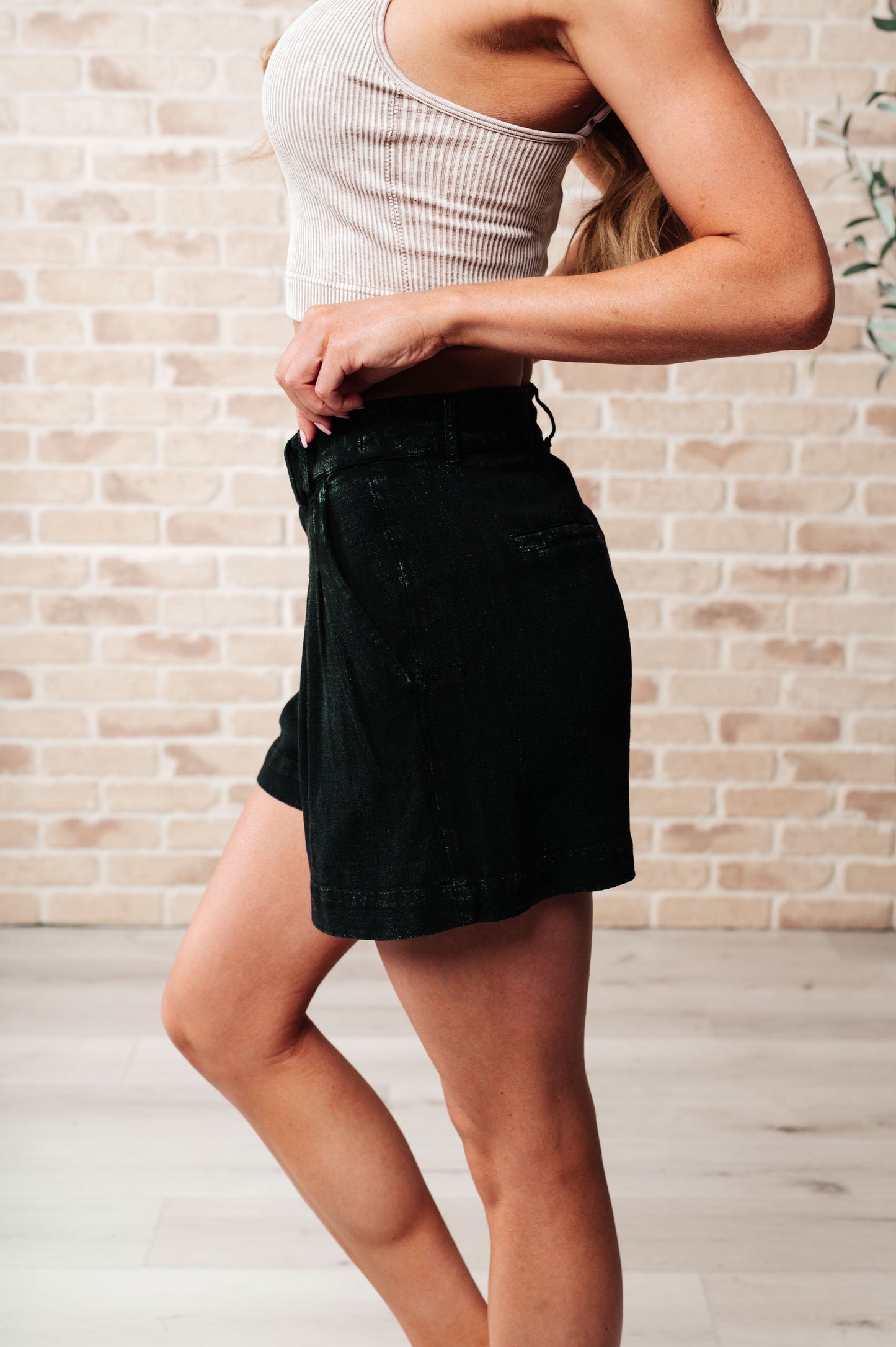 Mind Over Matter Pleated Shorts in Black - Shop All Around Divas