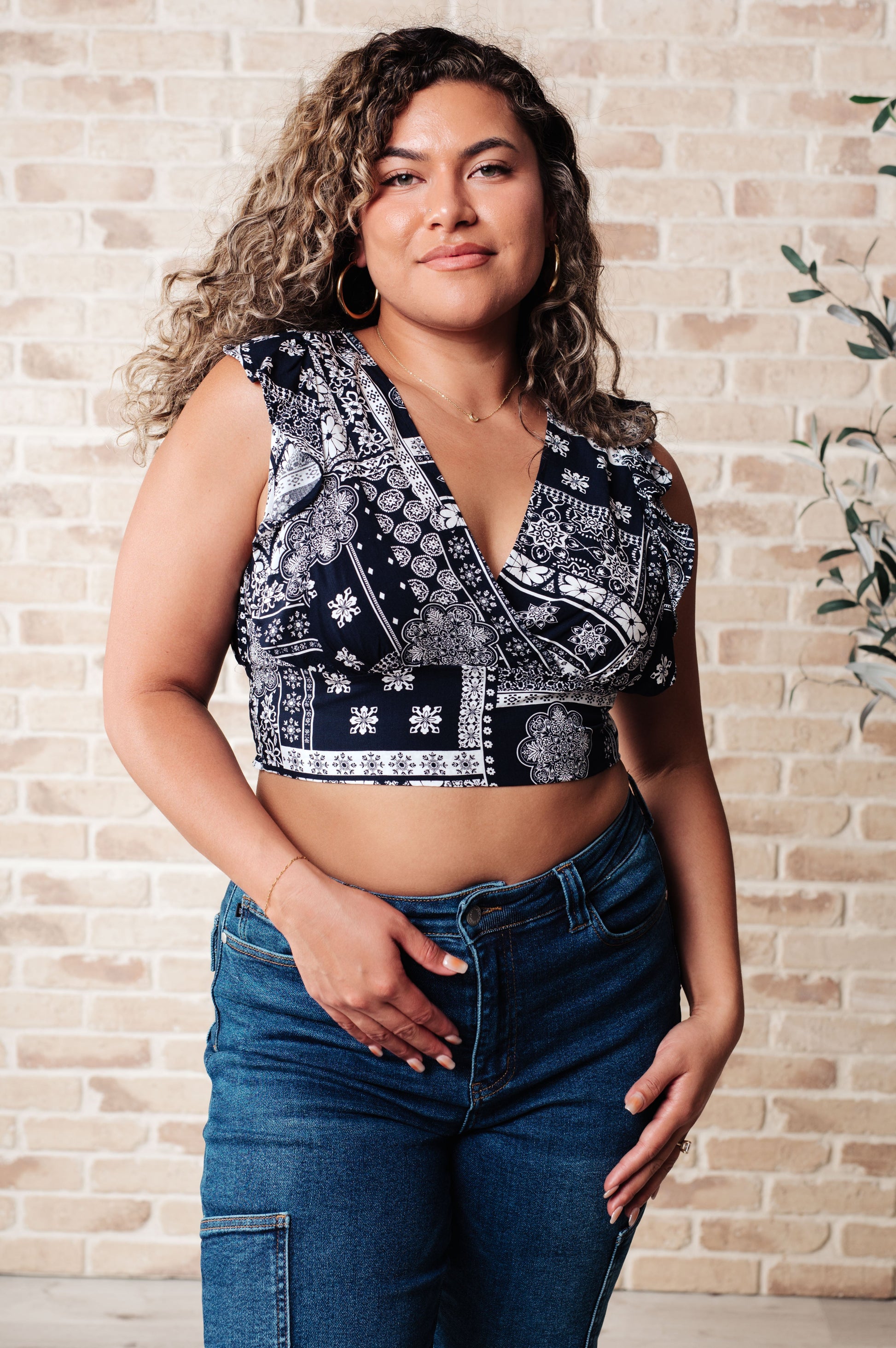 Naturally Like This Flutter Sleeve Top - Shop All Around Divas