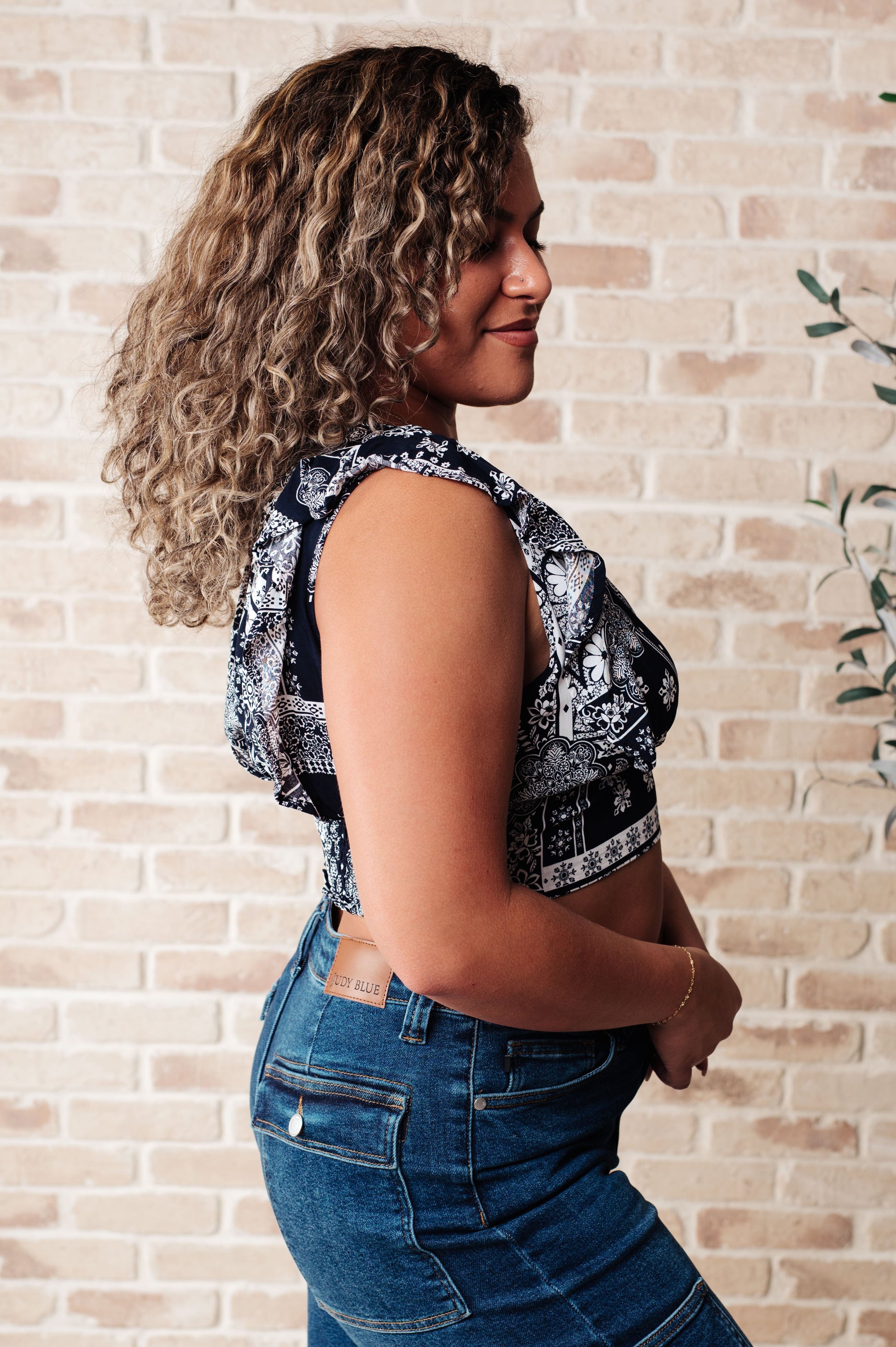 Naturally Like This Flutter Sleeve Top - Shop All Around Divas