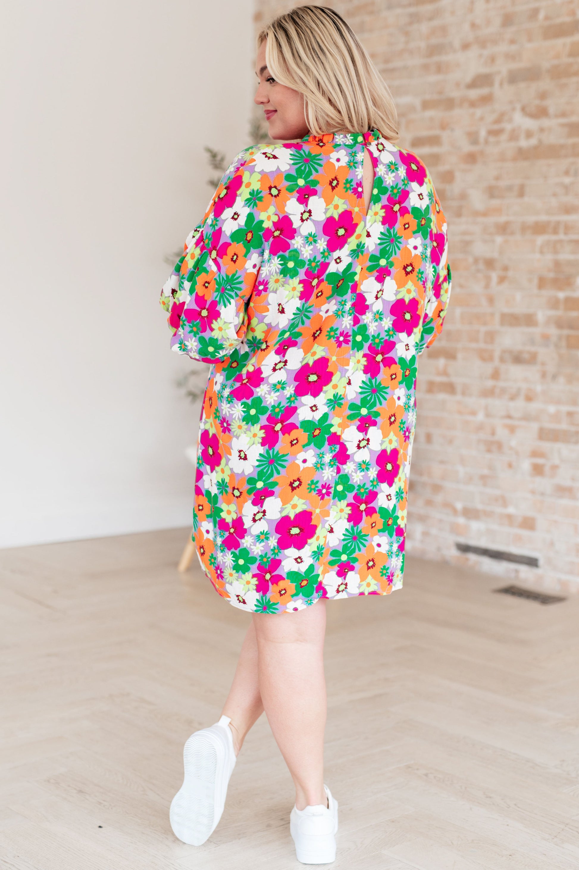 No Garden, No Problem Bubble Sleeve Dress - Shop All Around Divas