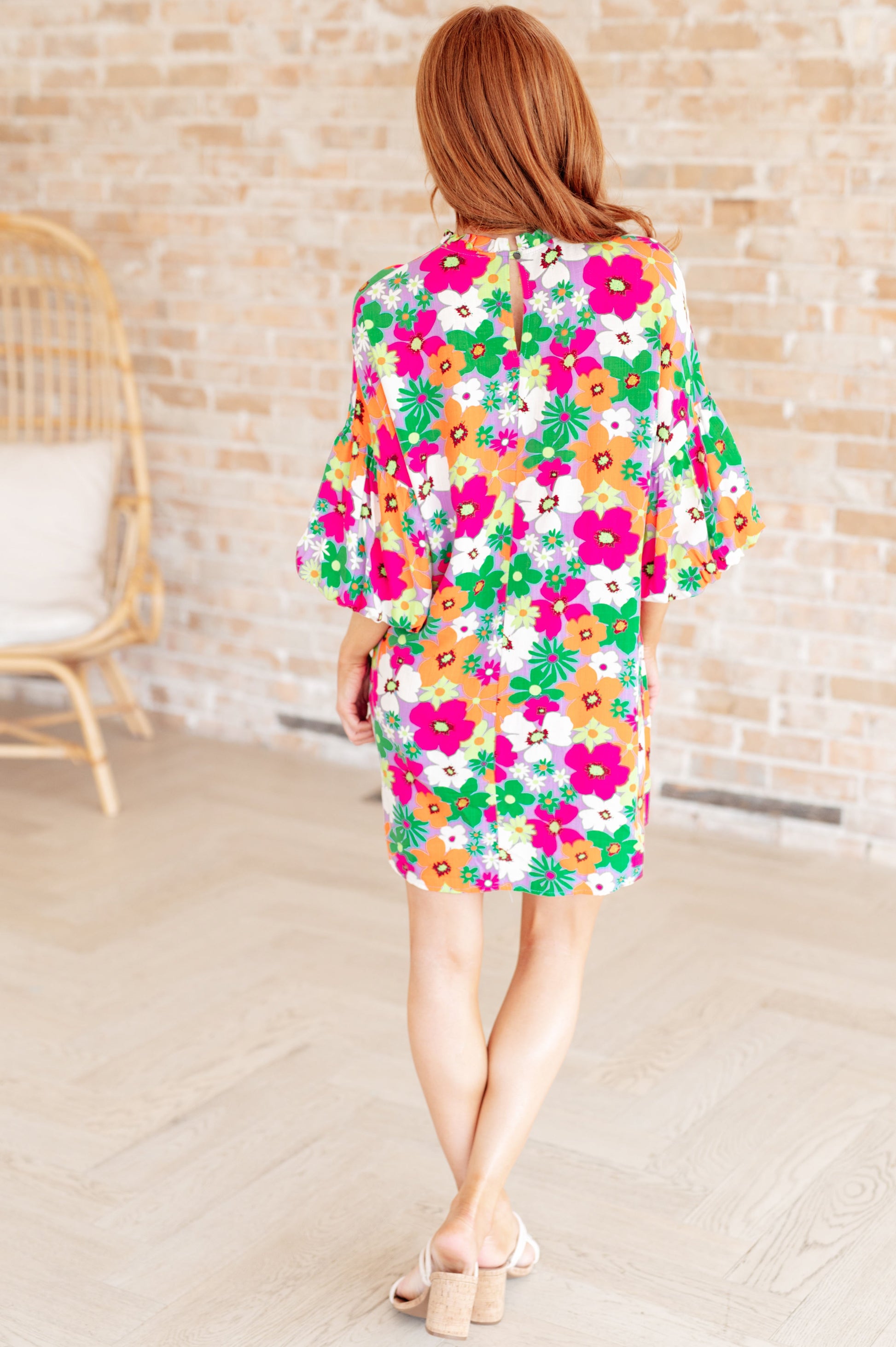 No Garden, No Problem Bubble Sleeve Dress - Shop All Around Divas