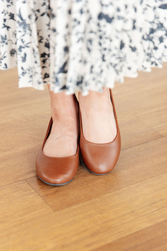 On Your Toes Ballet Flats in Camel - Shop All Around Divas
