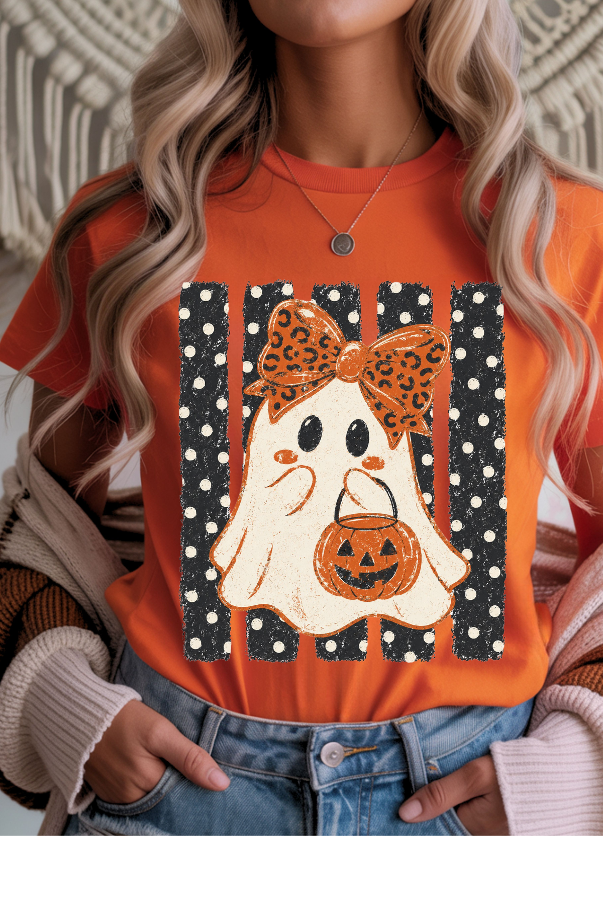 Bow Ghost Graphic Tee - 3 Colors