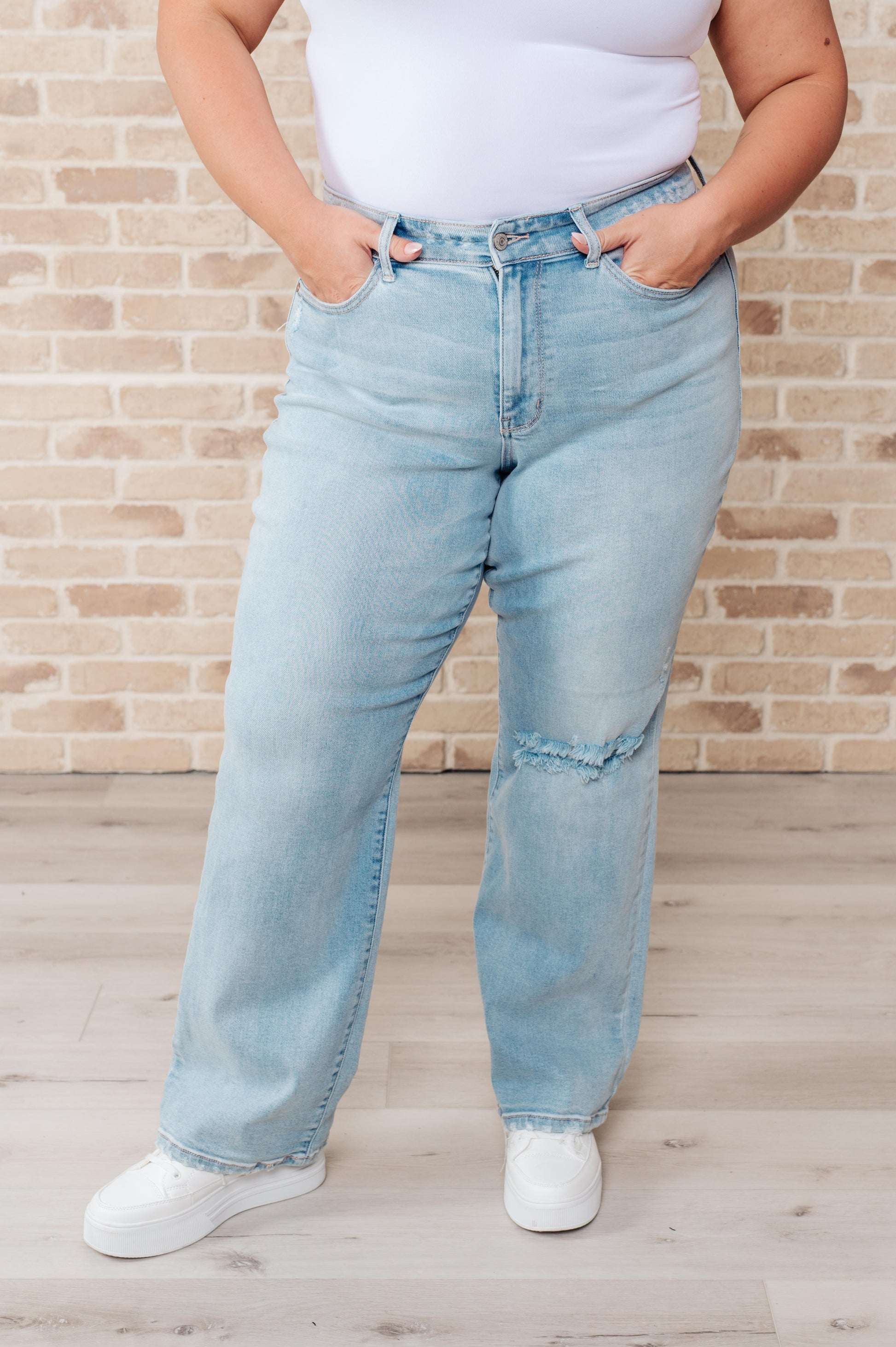 Parker High Rise 90's Straight Jeans - Shop All Around Divas