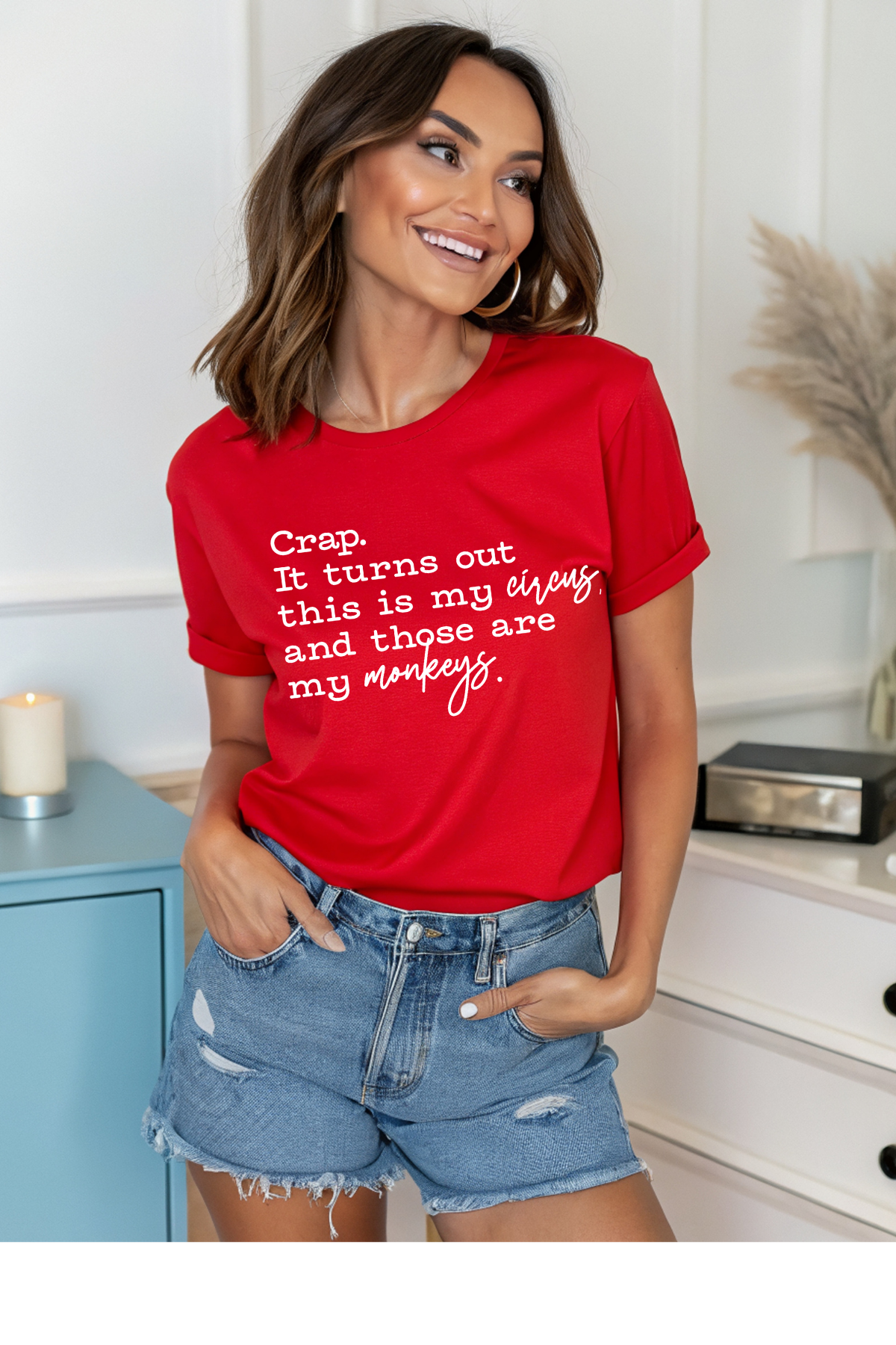 My Circus My Monkeys Graphic Tee - 3 Colors