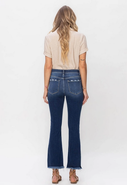 Bella Vervet Cropped Flare Jeans - Shop All Around Divas