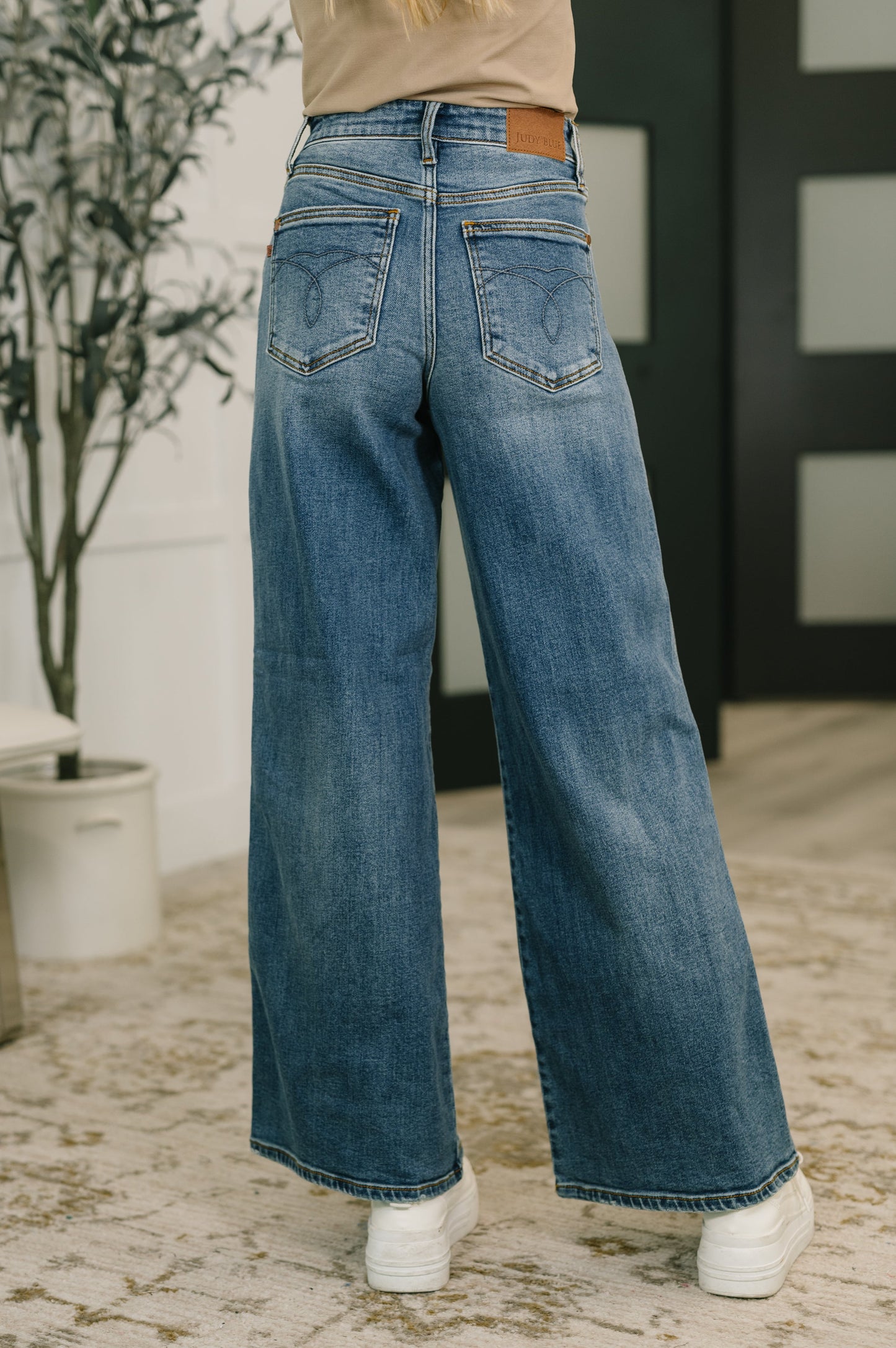 Shayla High Waist Retro Wide - JUDY BLUE