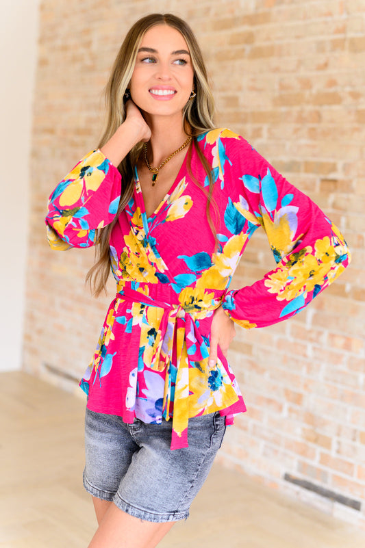 Spring to Be Sprung V-Neck Floral Blouse - Shop All Around Divas