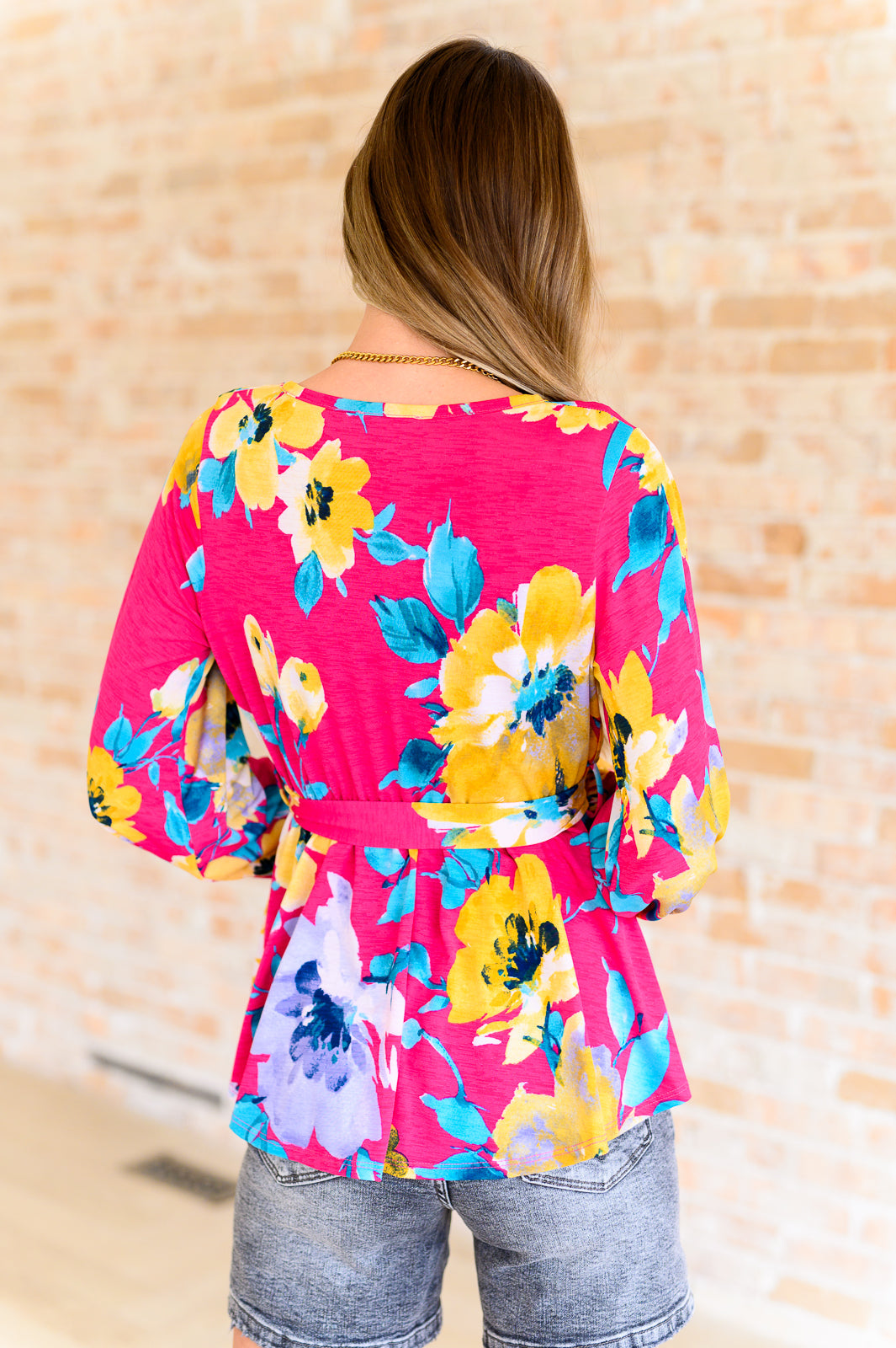 Spring to Be Sprung V-Neck Floral Blouse - Shop All Around Divas