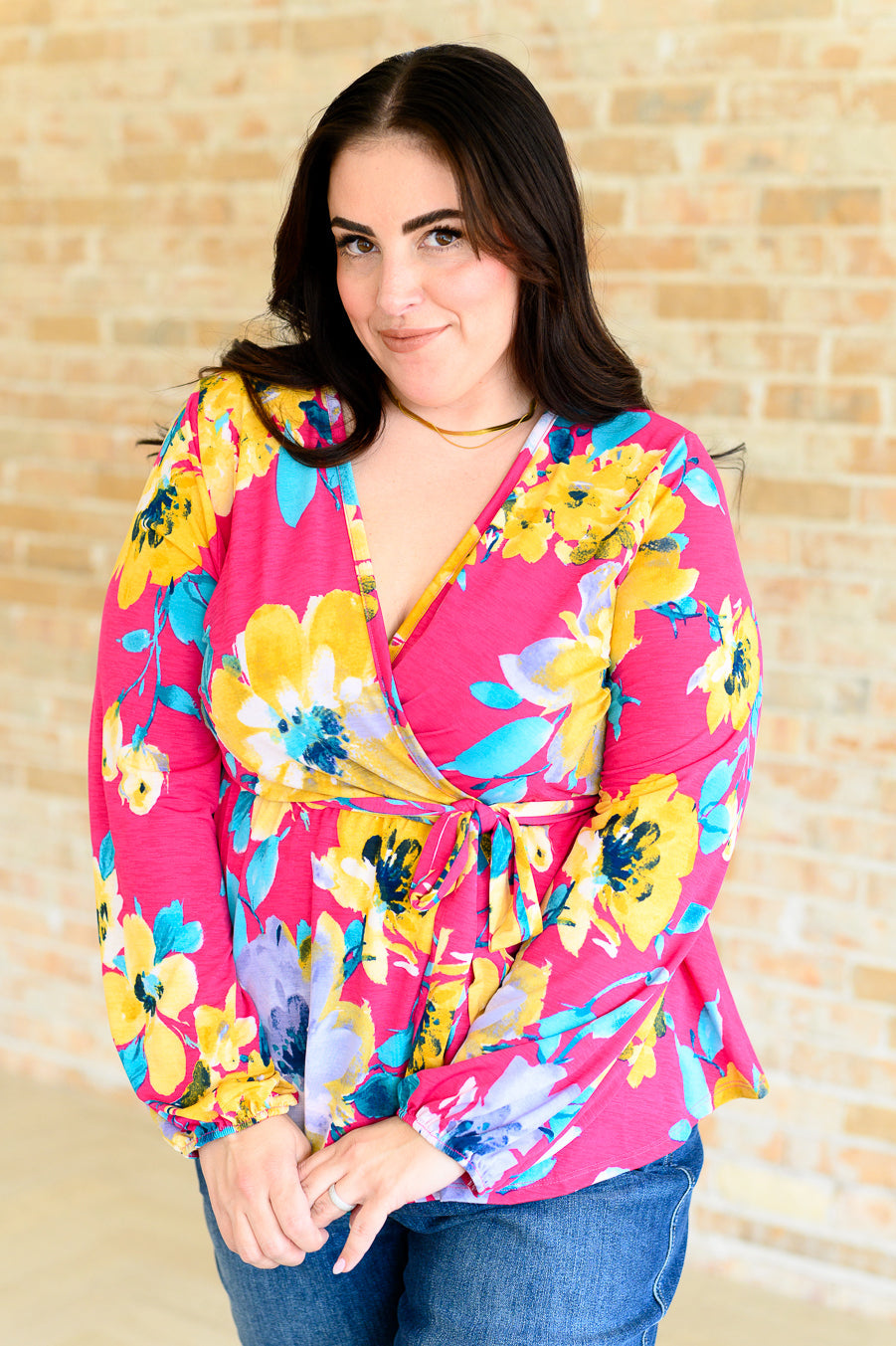 Spring to Be Sprung V-Neck Floral Blouse - Shop All Around Divas