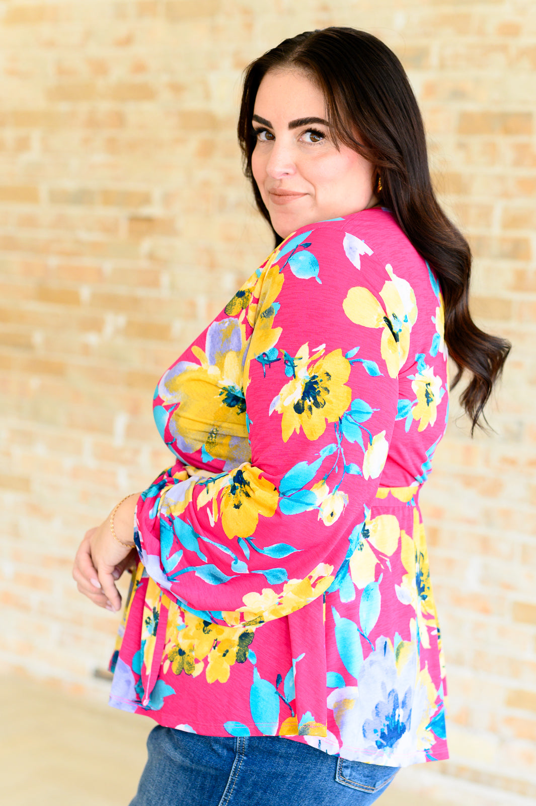 Spring to Be Sprung V-Neck Floral Blouse - Shop All Around Divas