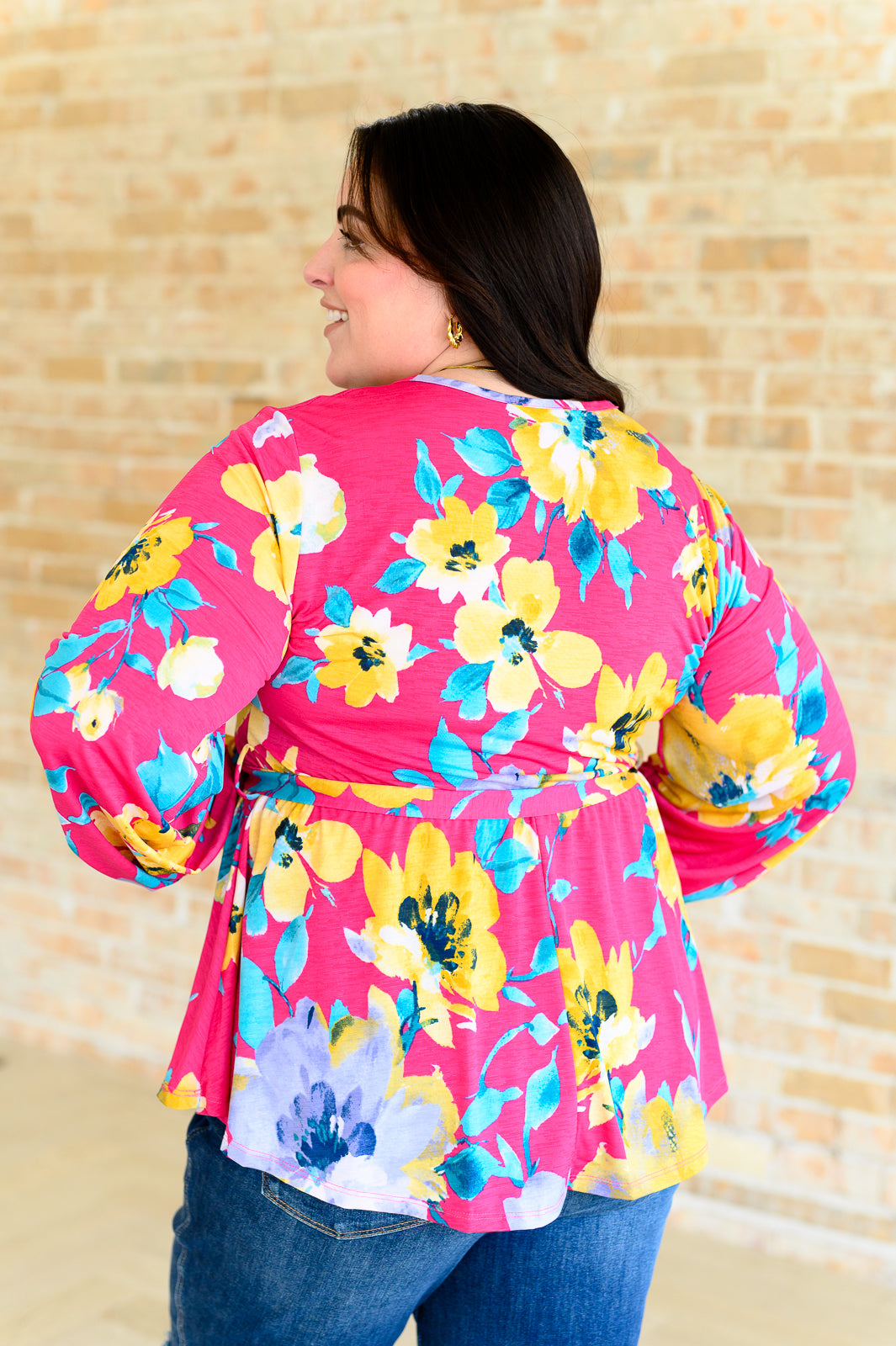 Spring to Be Sprung V-Neck Floral Blouse - Shop All Around Divas