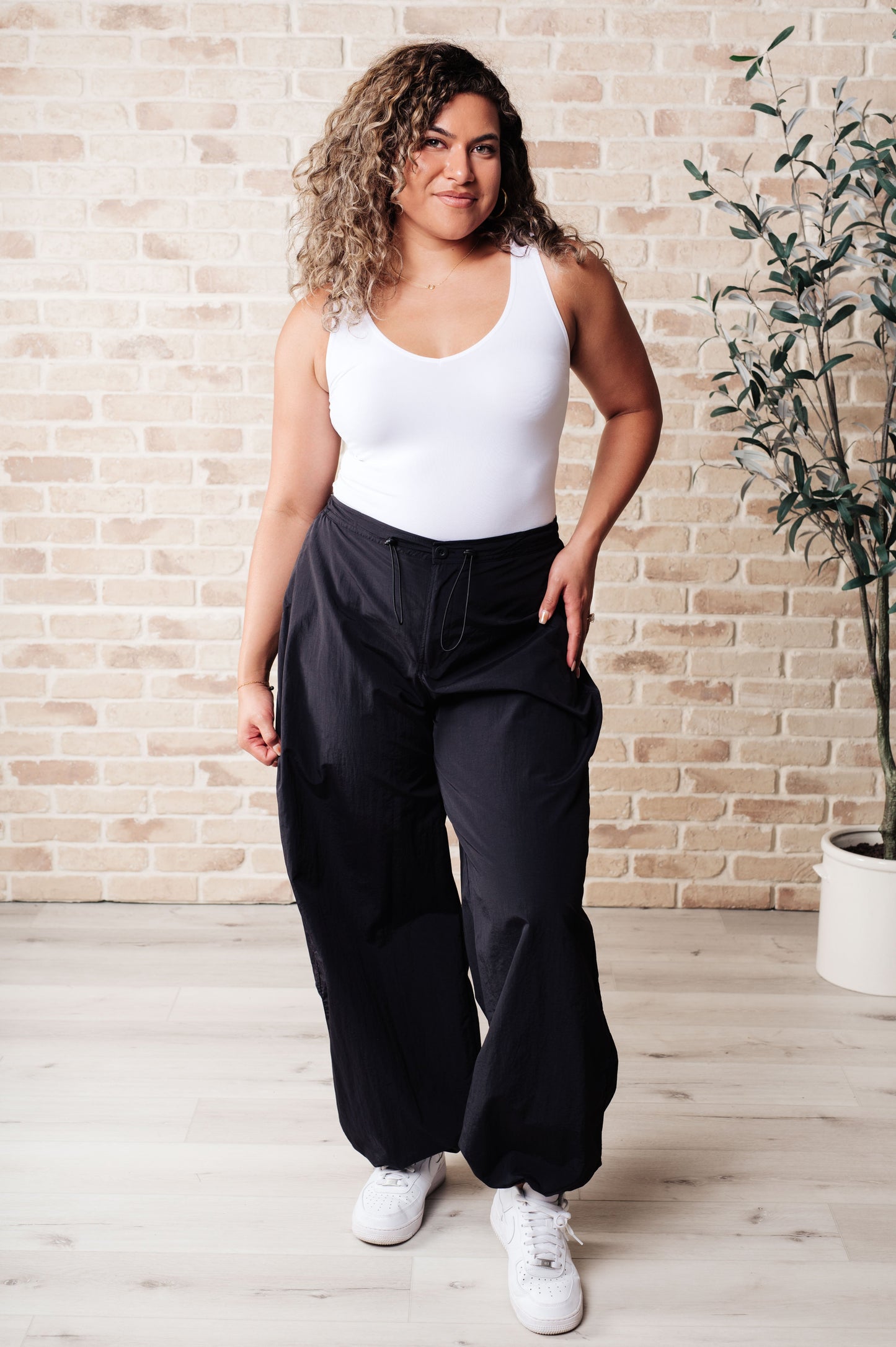 Step Up Joggers in Black - Shop All Around Divas