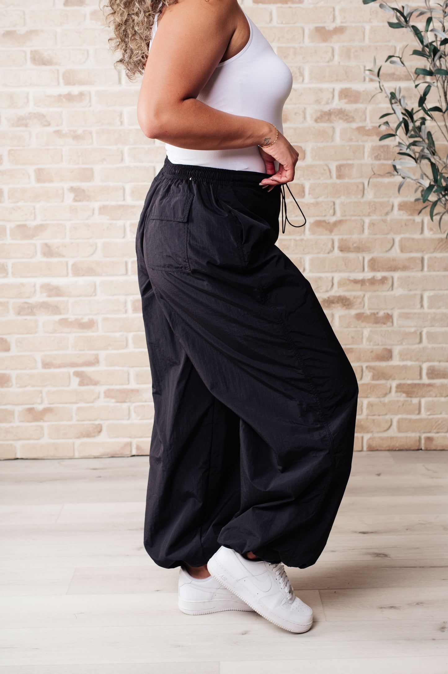 Step Up Joggers in Black - Shop All Around Divas