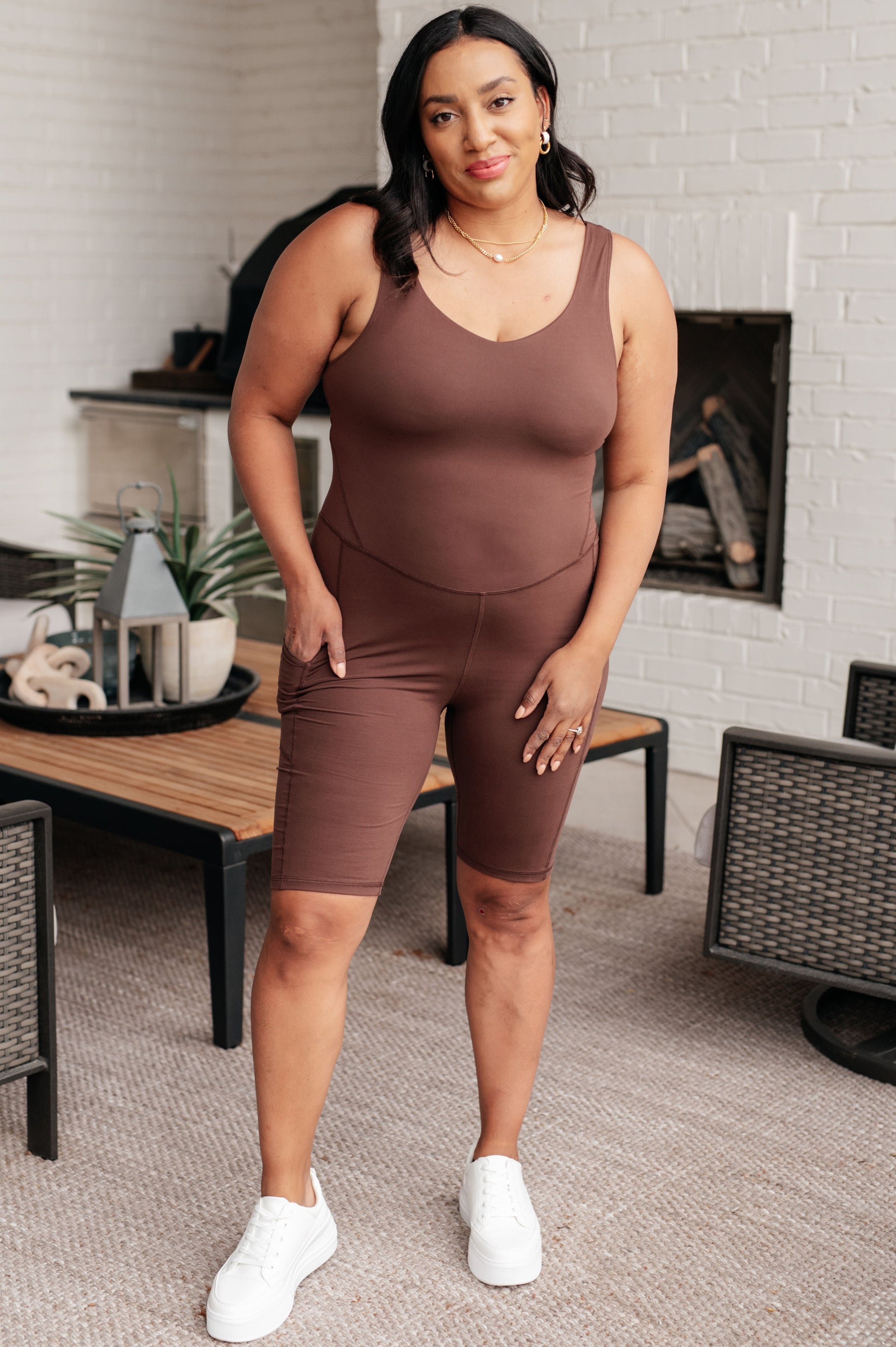 Sun Salutations Body Suit in Java - Shop All Around Divas